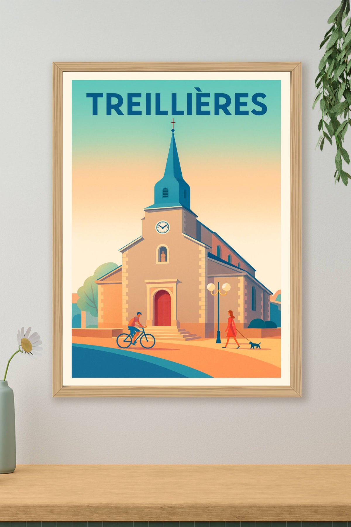 Affiche de Treillières - Charme et douceur de la vie locale