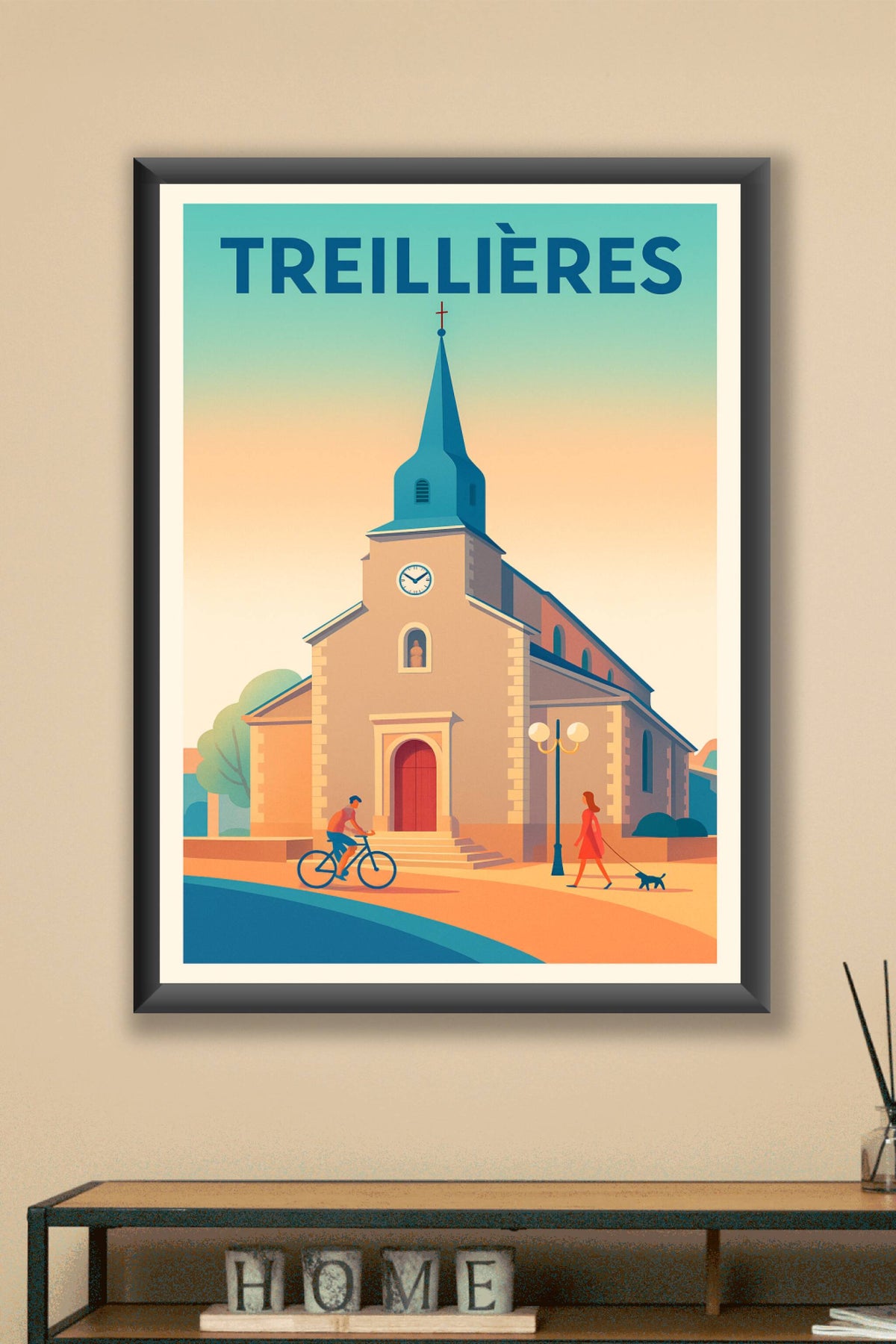 Affiche de Treillières - Charme et douceur de la vie locale