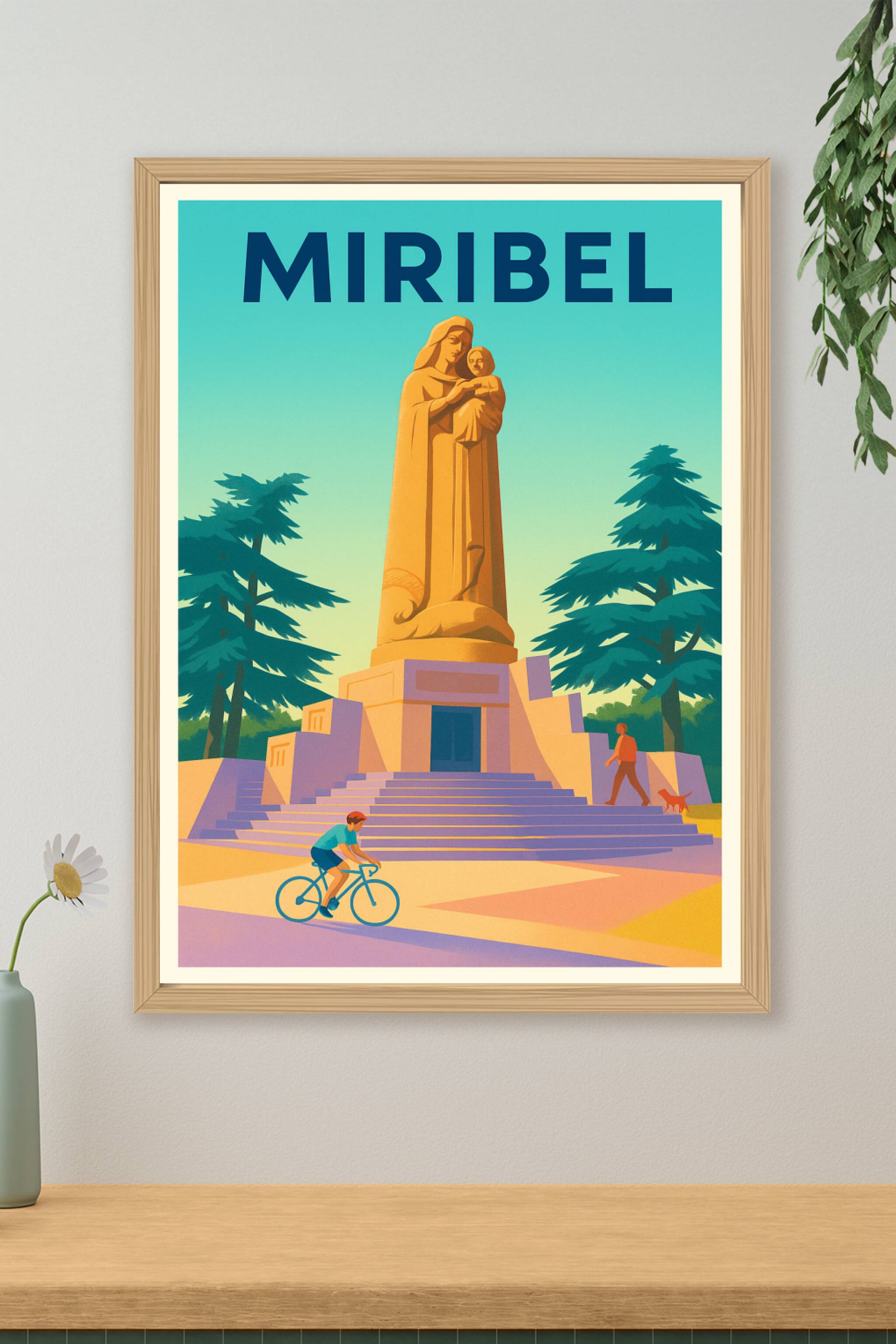 Affiche de Miribel - L'Esprit Paisible au Coeur de la Nature