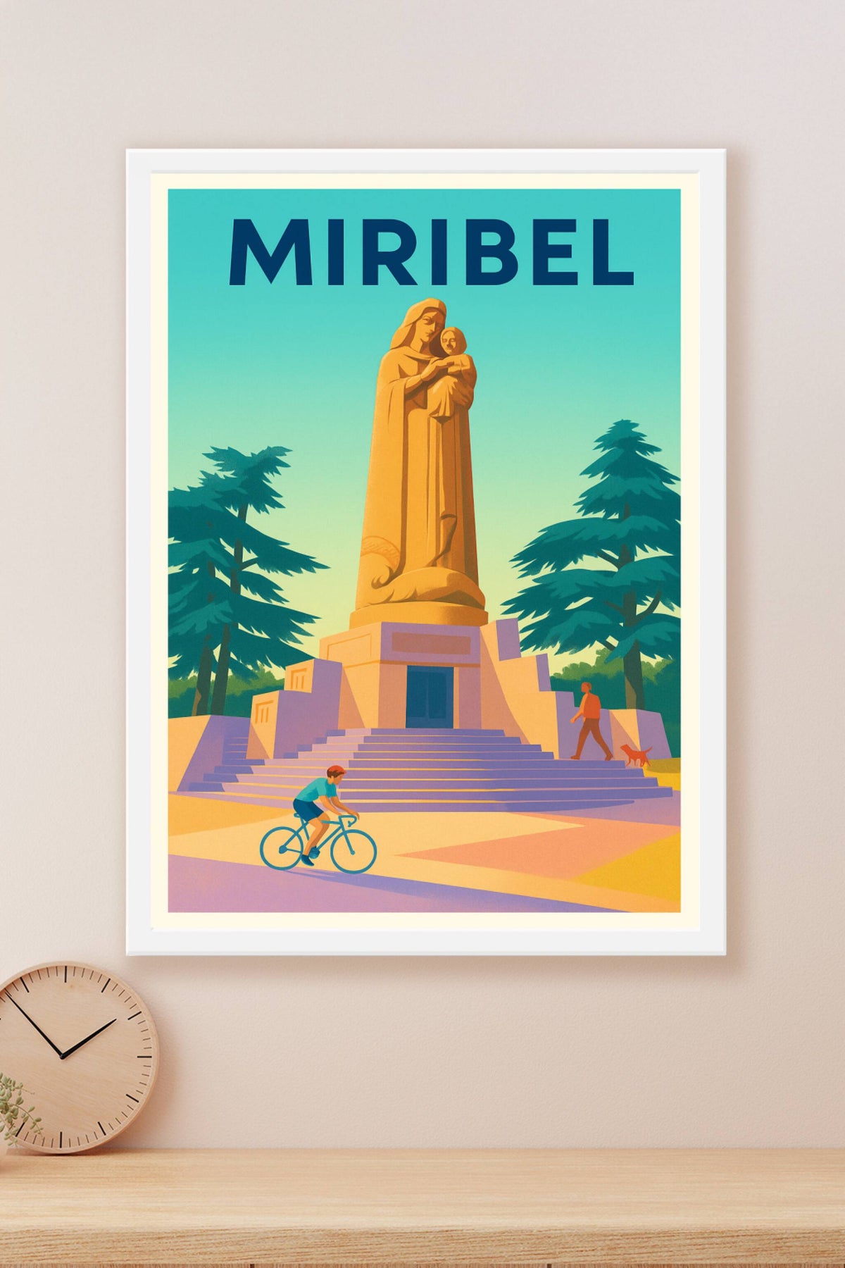 Affiche de Miribel - L'Esprit Paisible au Coeur de la Nature