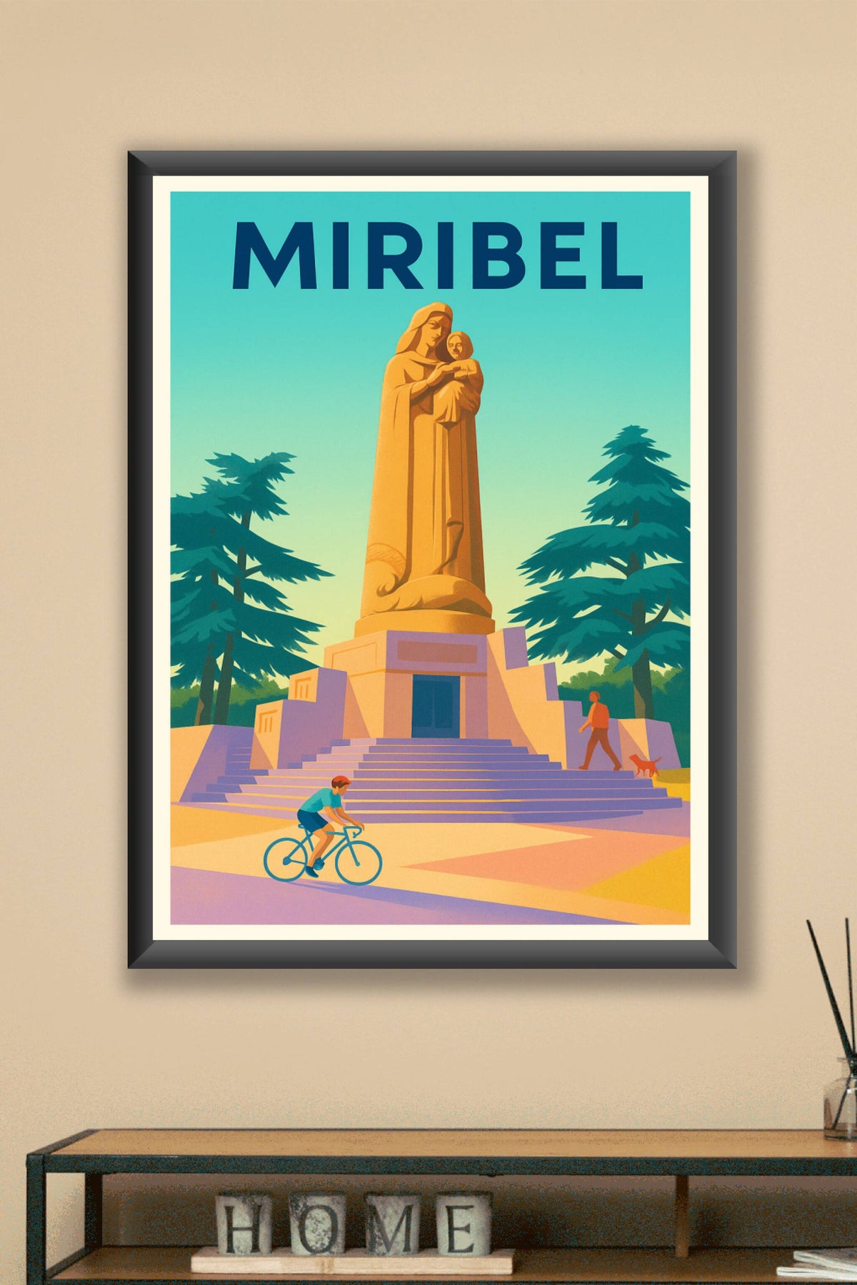 Affiche de Miribel - L'Esprit Paisible au Coeur de la Nature