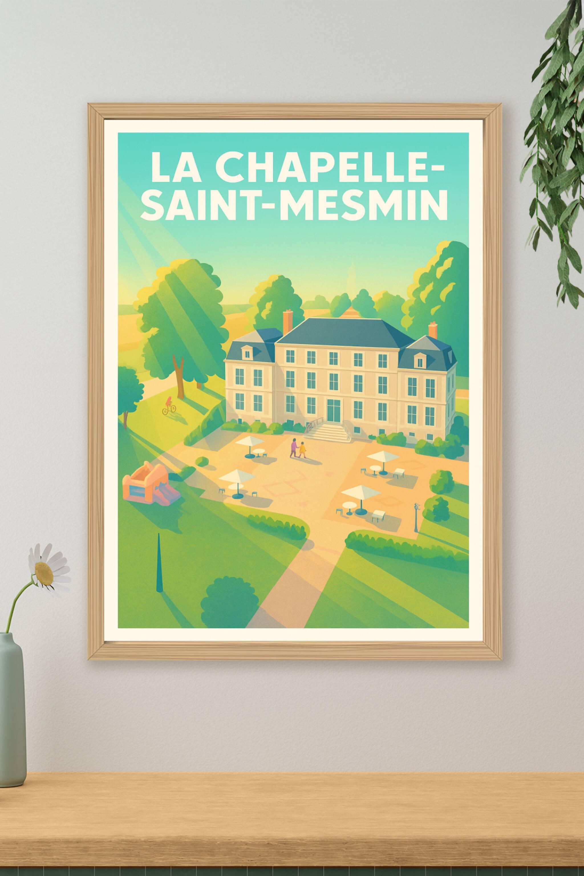 Affiche de La Chapelle-Saint-Mesmin - Charme et sérénité au cœur de la ville