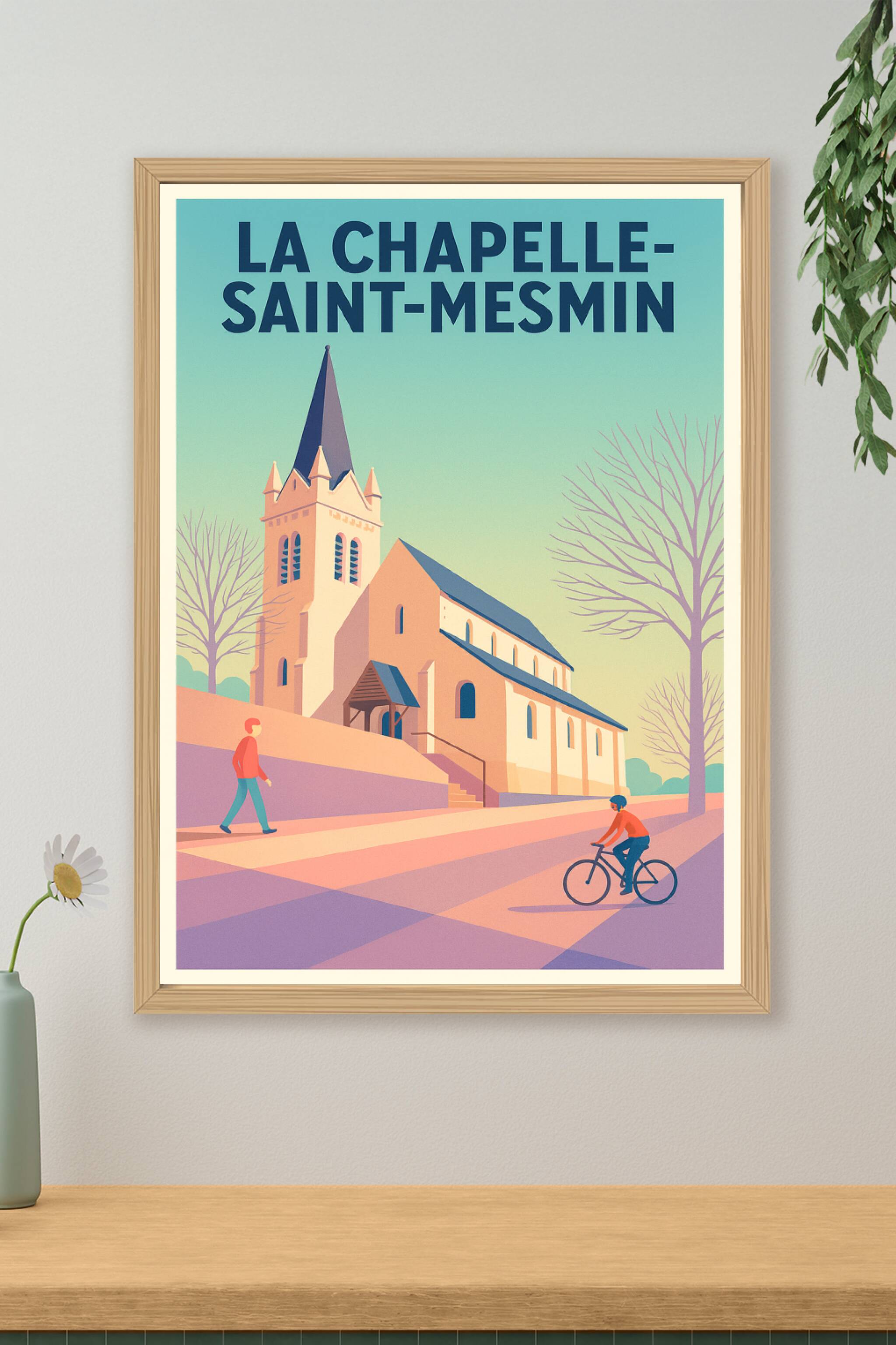 Affiche de La Chapelle-Saint-Mesmin - Sérénité et patrimoine en lumière