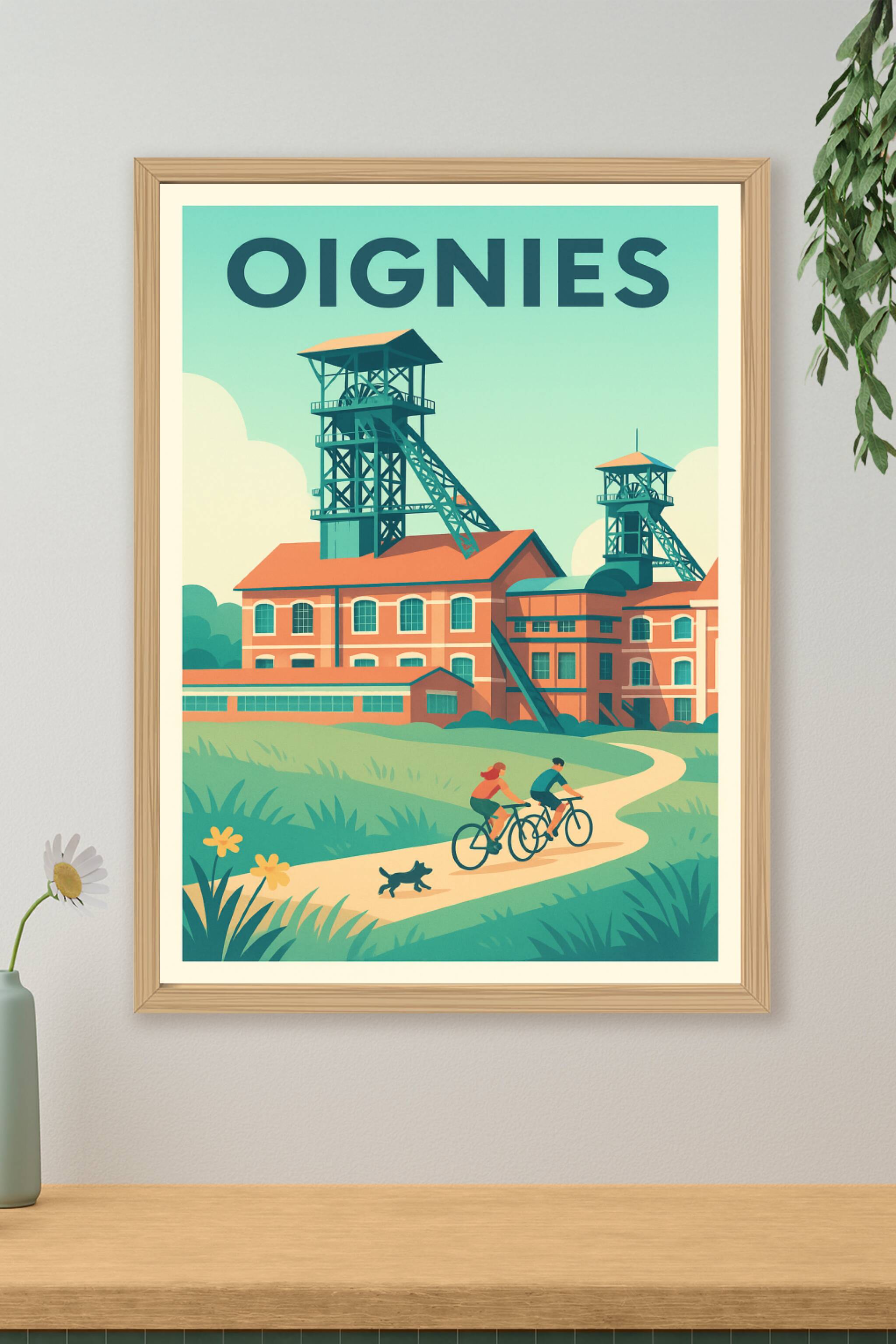 Affiche de Oignies - Balade entre nature et patrimoine industriel
