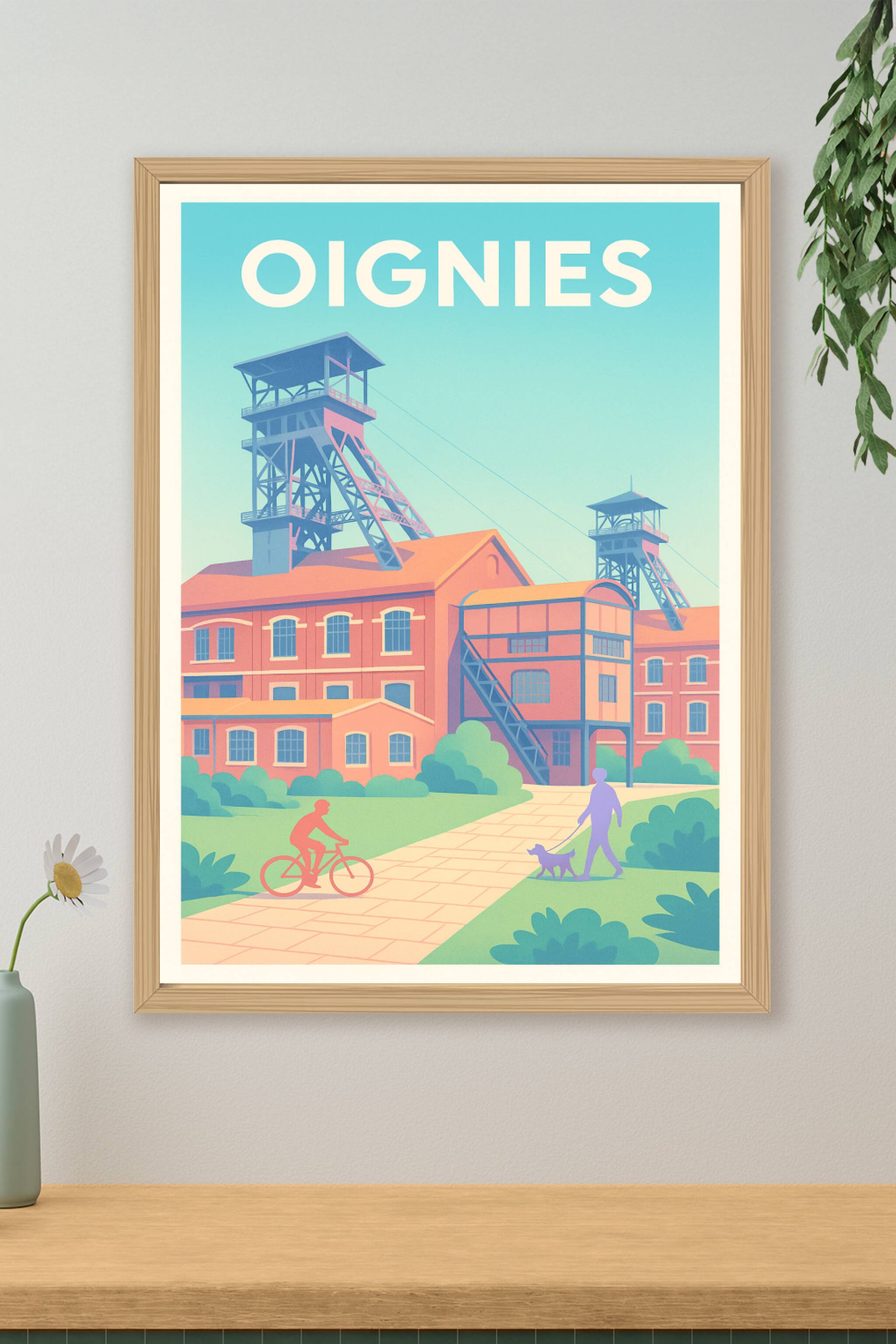 Affiche de Oignies - L'héritage minier revisité