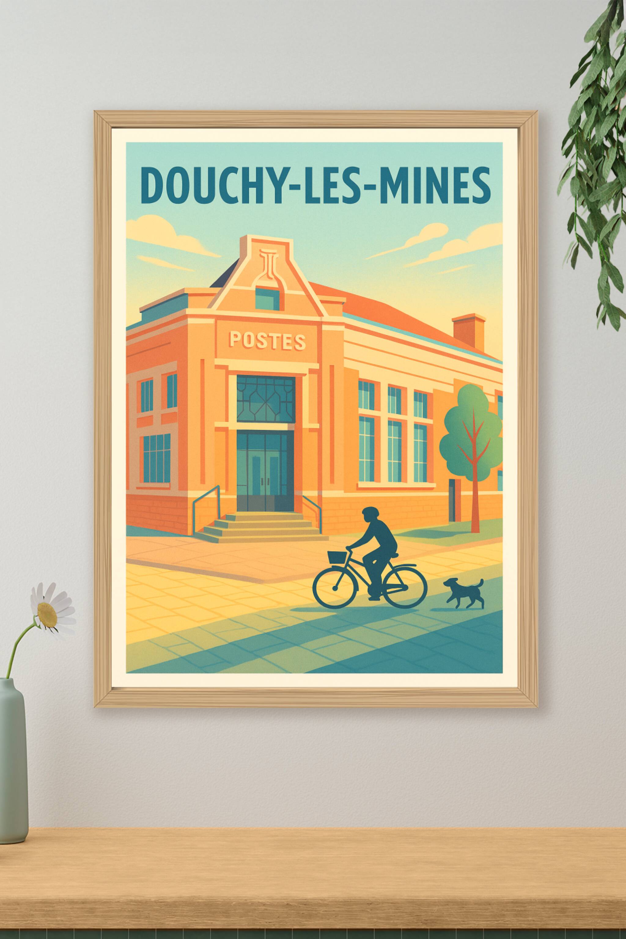 Affiche de Douchy-les-Mines - Charme et sérénité d'une ville à taille humaine