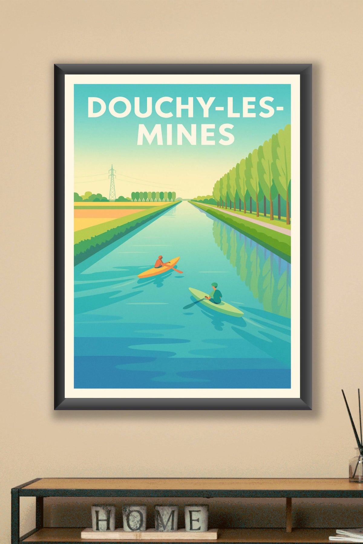 Affiche de Douchy-les-Mines - Sérénité au fil de l'eau