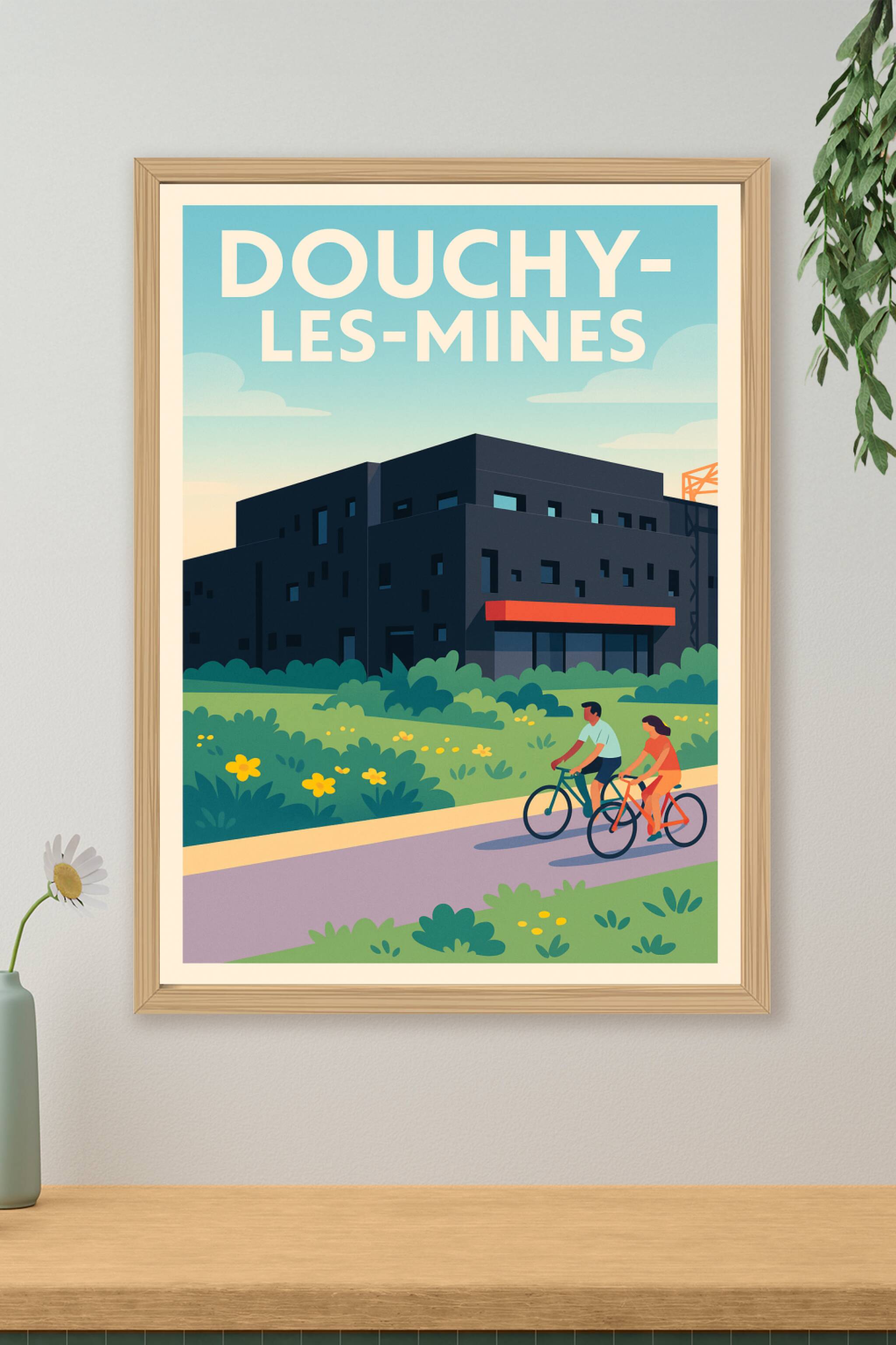 Affiche de Douchy-les-Mines - Douceur de vie à vélo