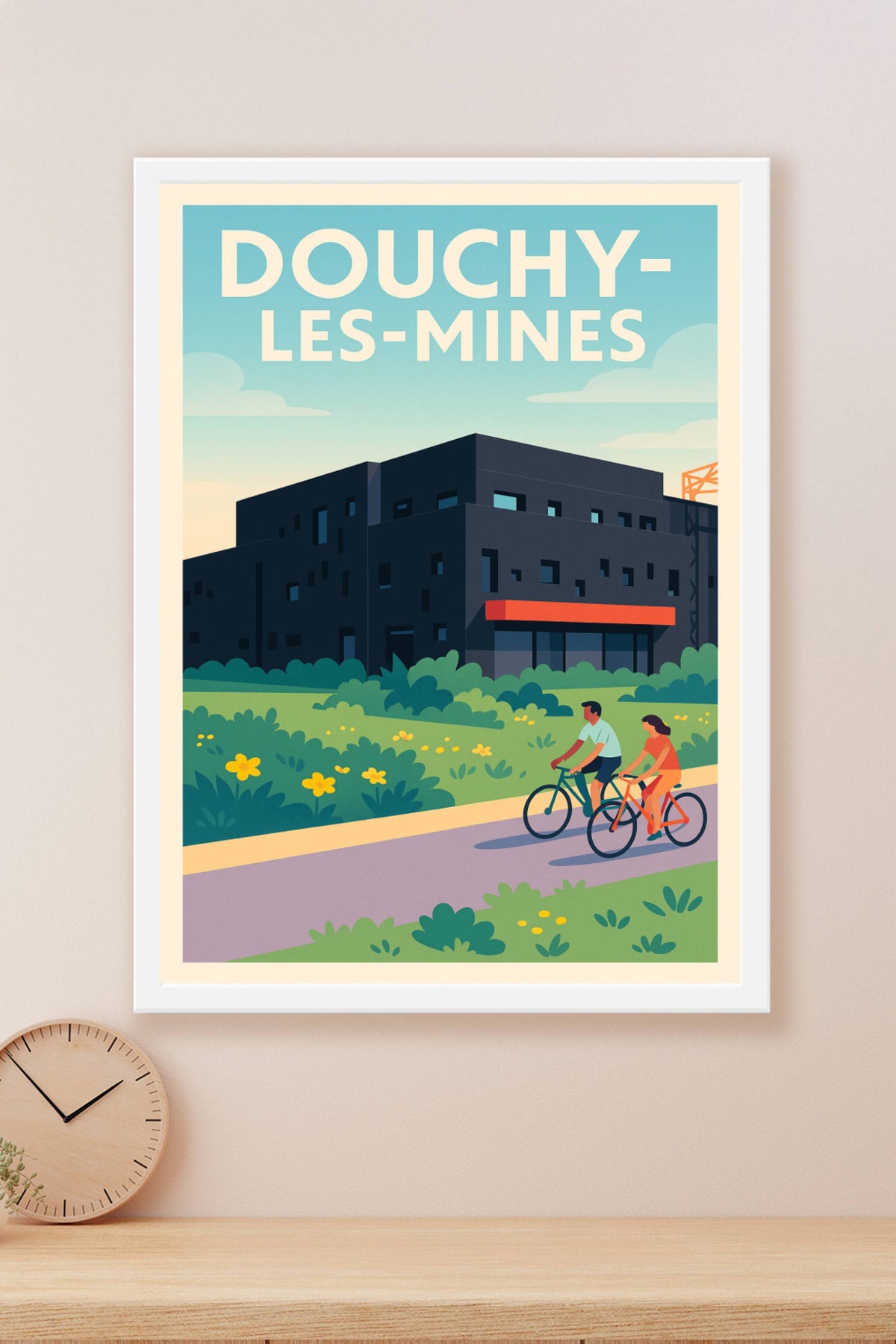 Affiche de Douchy-les-Mines - Douceur de vie à vélo