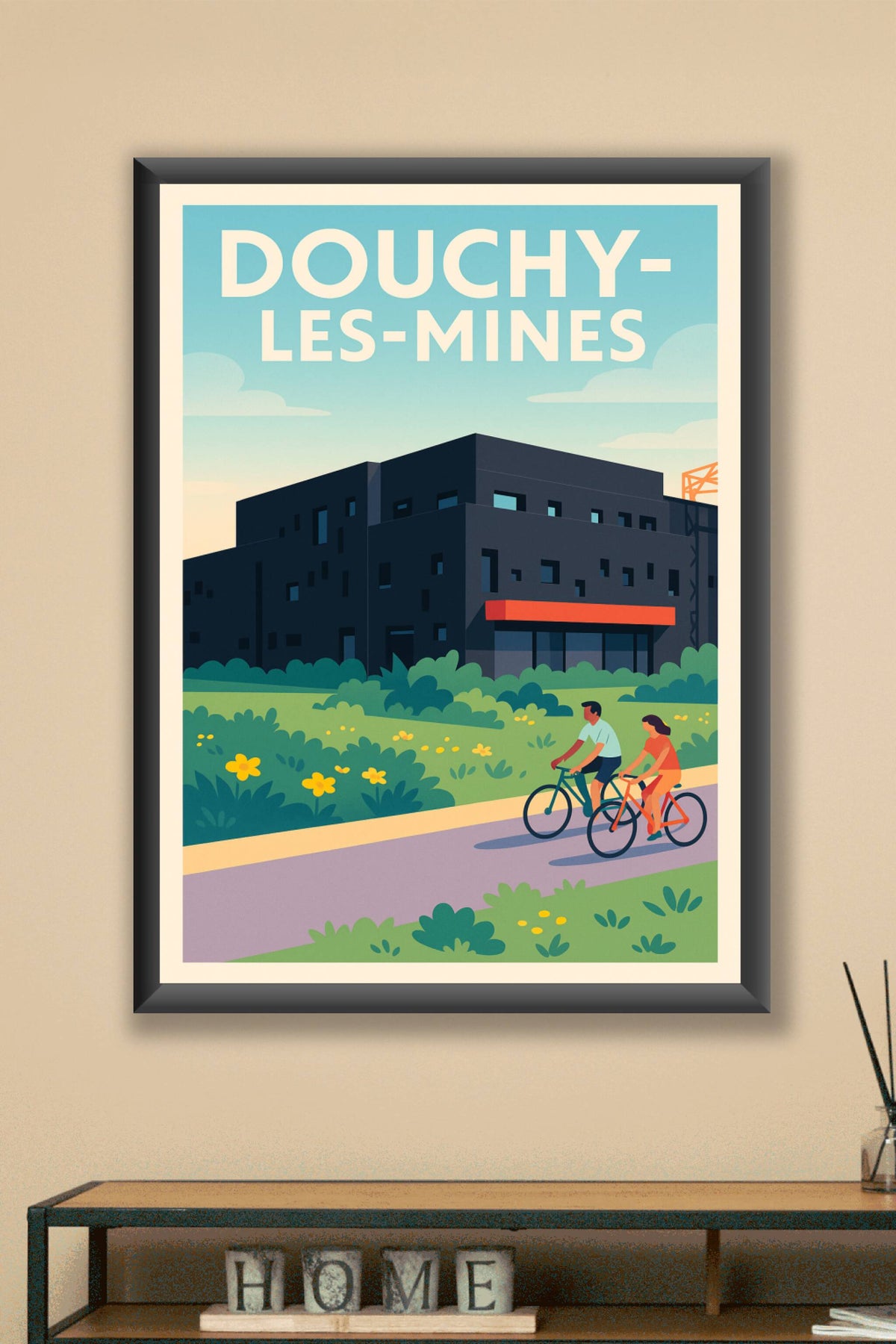 Affiche de Douchy-les-Mines - Douceur de vie à vélo