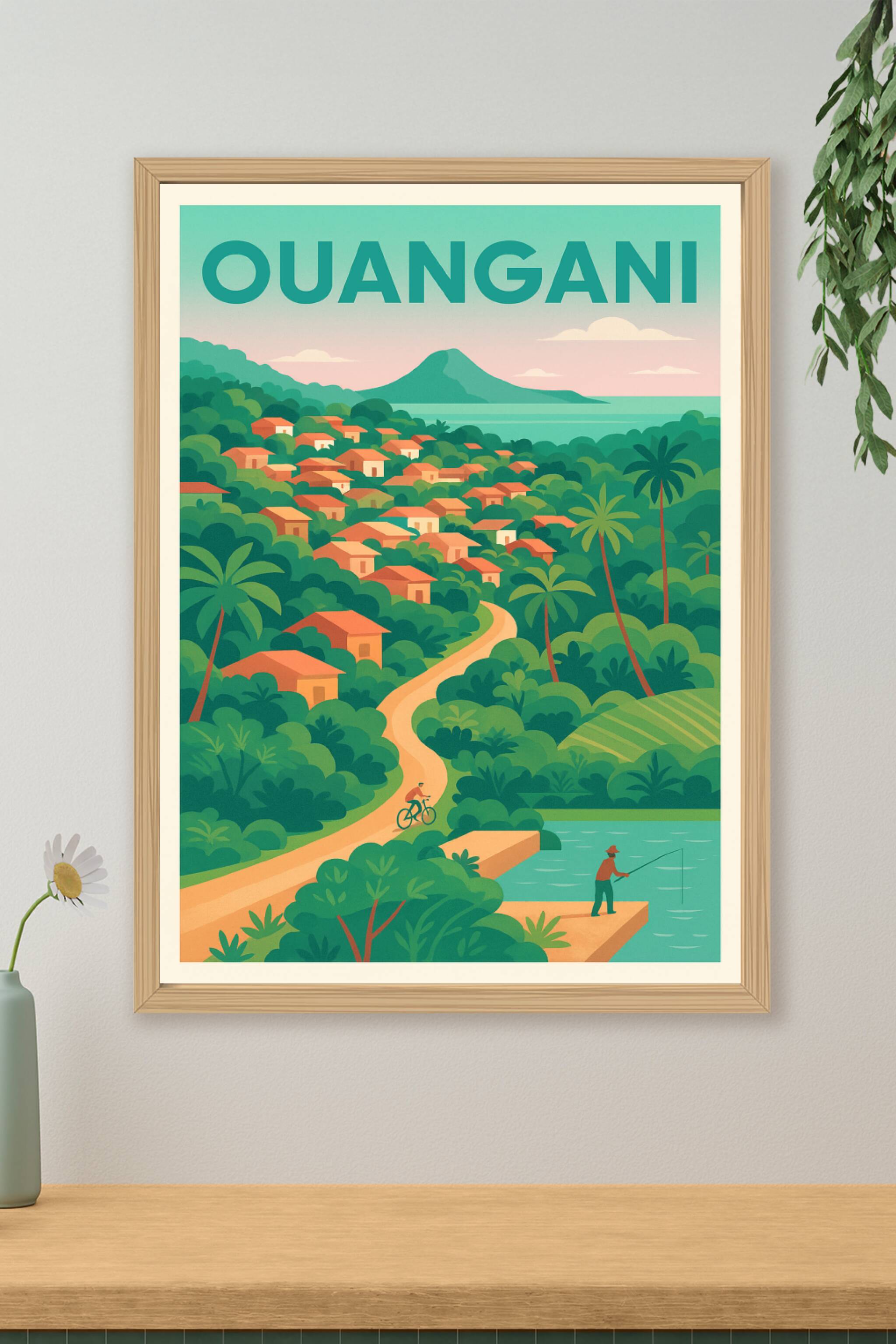 Affiche de Ouangani - Charme tropical et sérénité à l'état pur