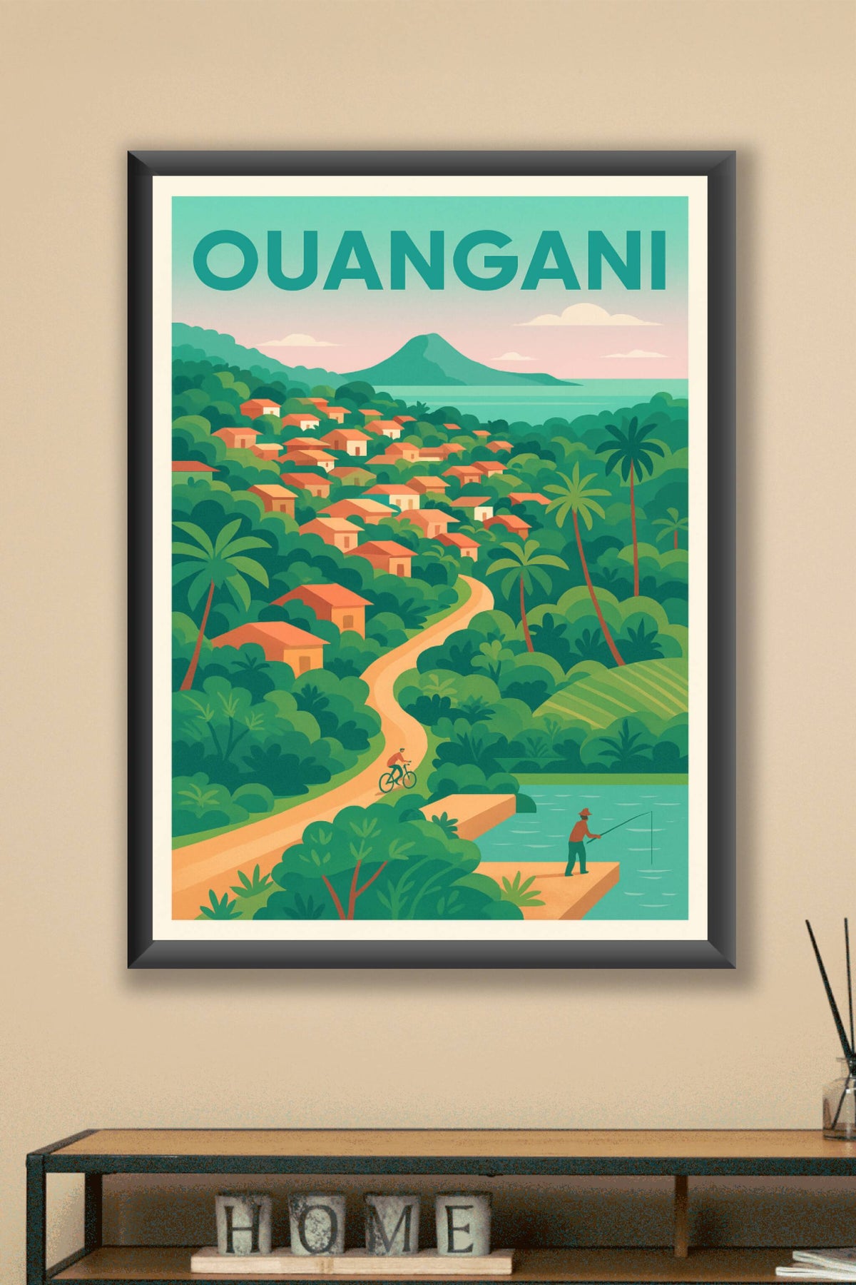 Affiche de Ouangani - Charme tropical et sérénité à l'état pur