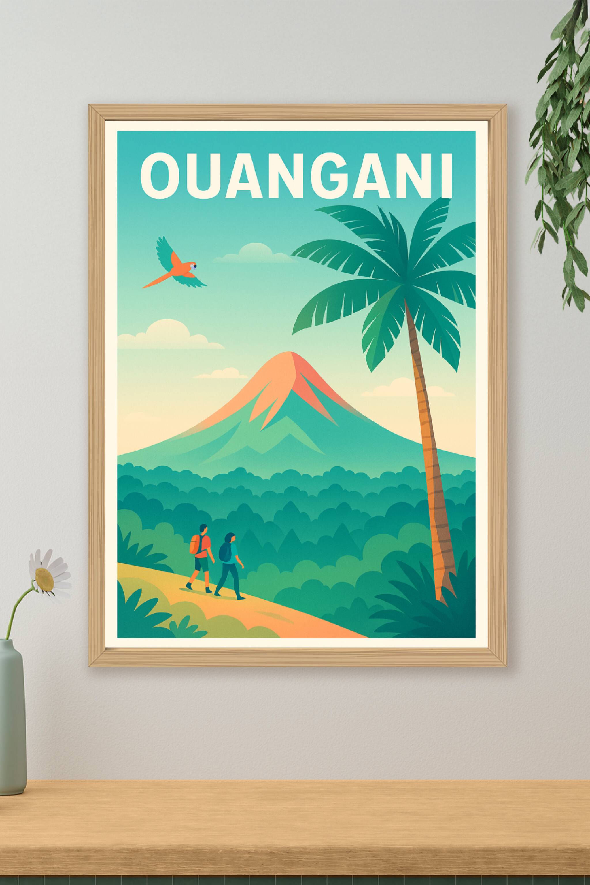 Affiche de Ouangani - L'évasion tropicale au pied du volcan