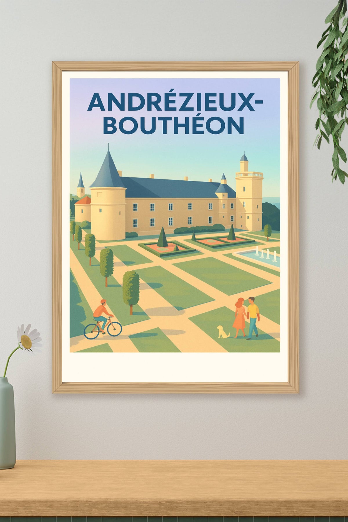 Affiche de Andrézieux-Bouthéon - Élégance et sérénité au château