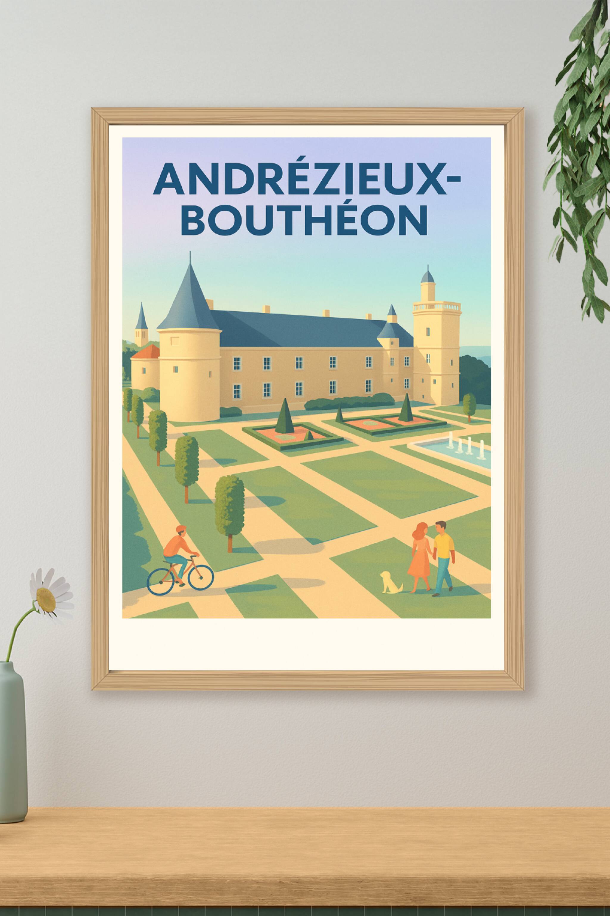 Affiche de Andrézieux-Bouthéon - Élégance et sérénité au château