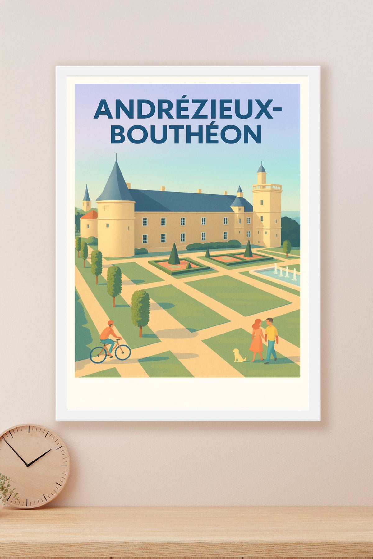 Affiche de Andrézieux-Bouthéon - Élégance et sérénité au château