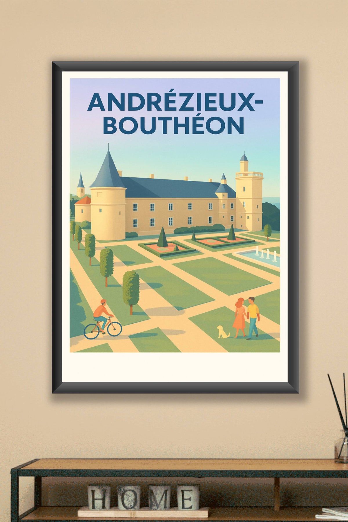 Affiche de Andrézieux-Bouthéon - Élégance et sérénité au château