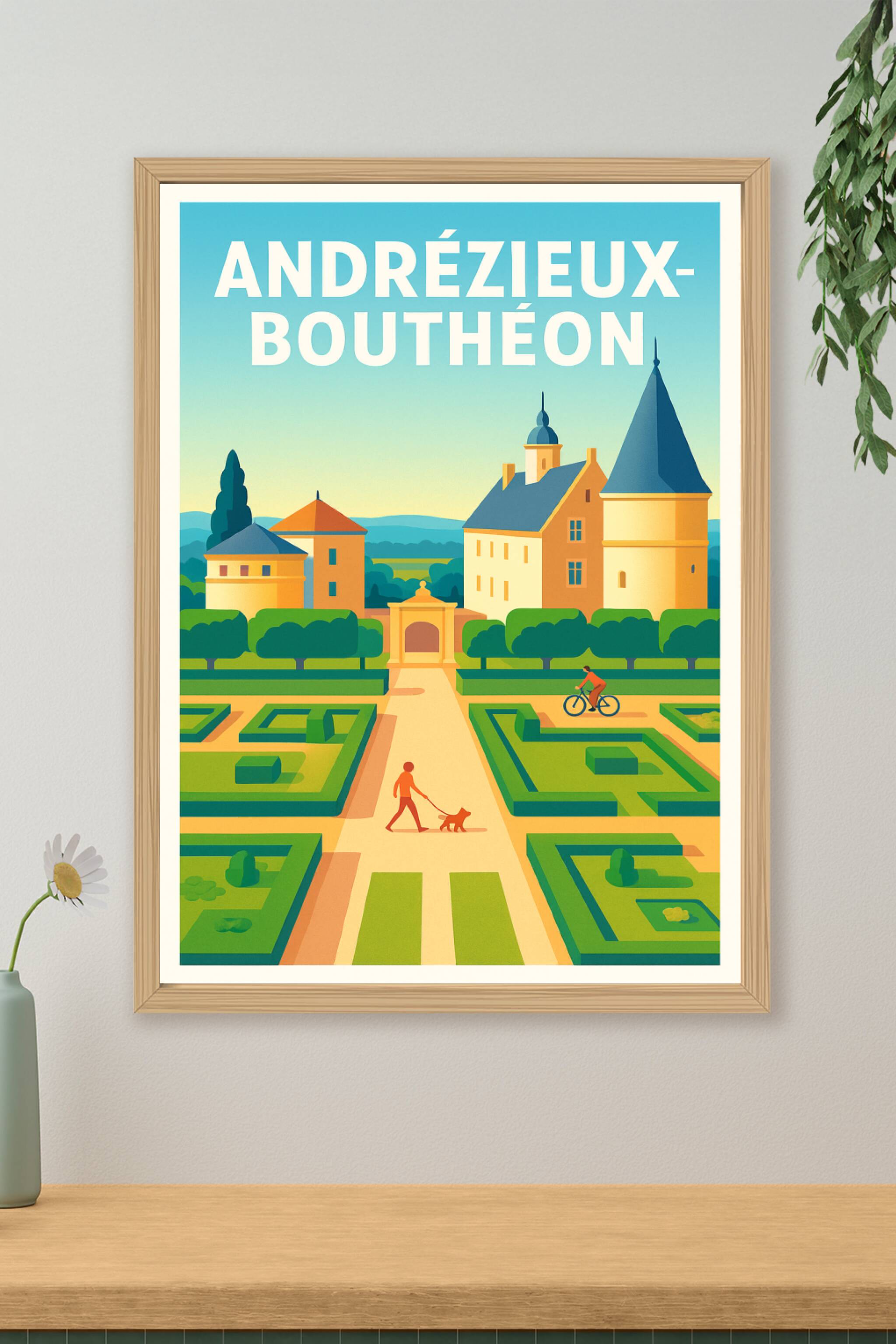 Affiche de Andrézieux-Bouthéon - Flânerie dans les jardins du château