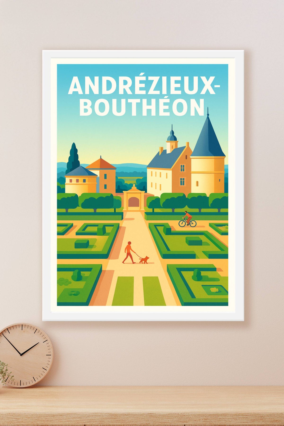 Affiche de Andrézieux-Bouthéon - Flânerie dans les jardins du château