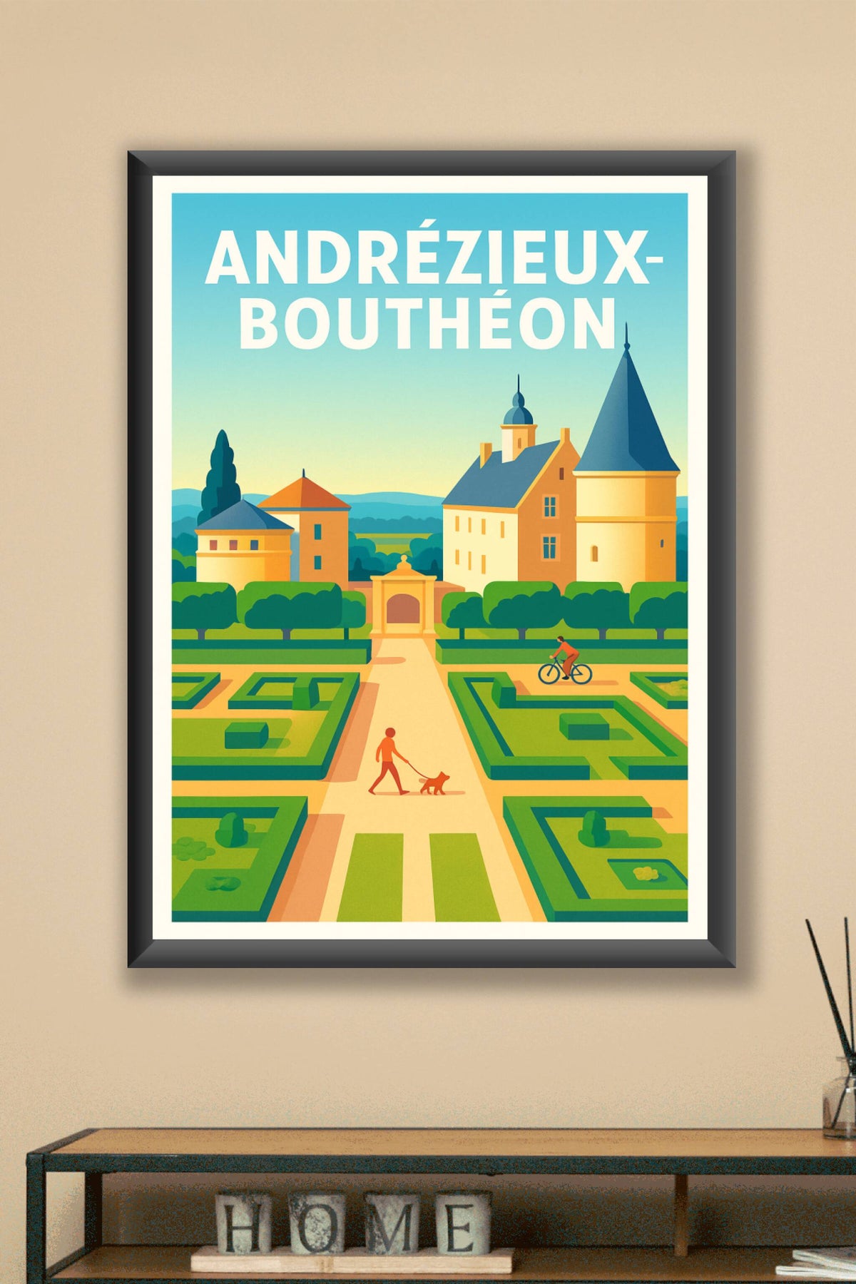 Affiche de Andrézieux-Bouthéon - Flânerie dans les jardins du château