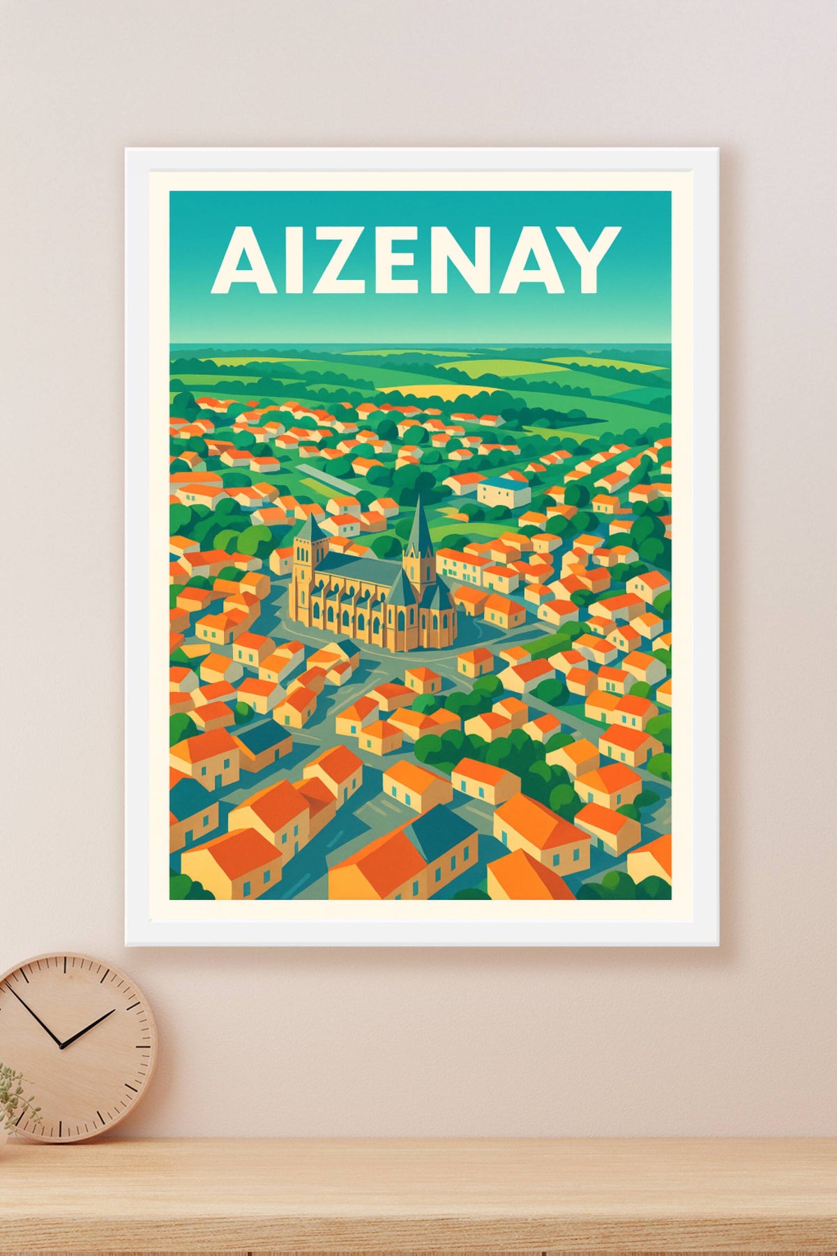 Affiche de Aizenay - Charme et couleurs de la petite ville