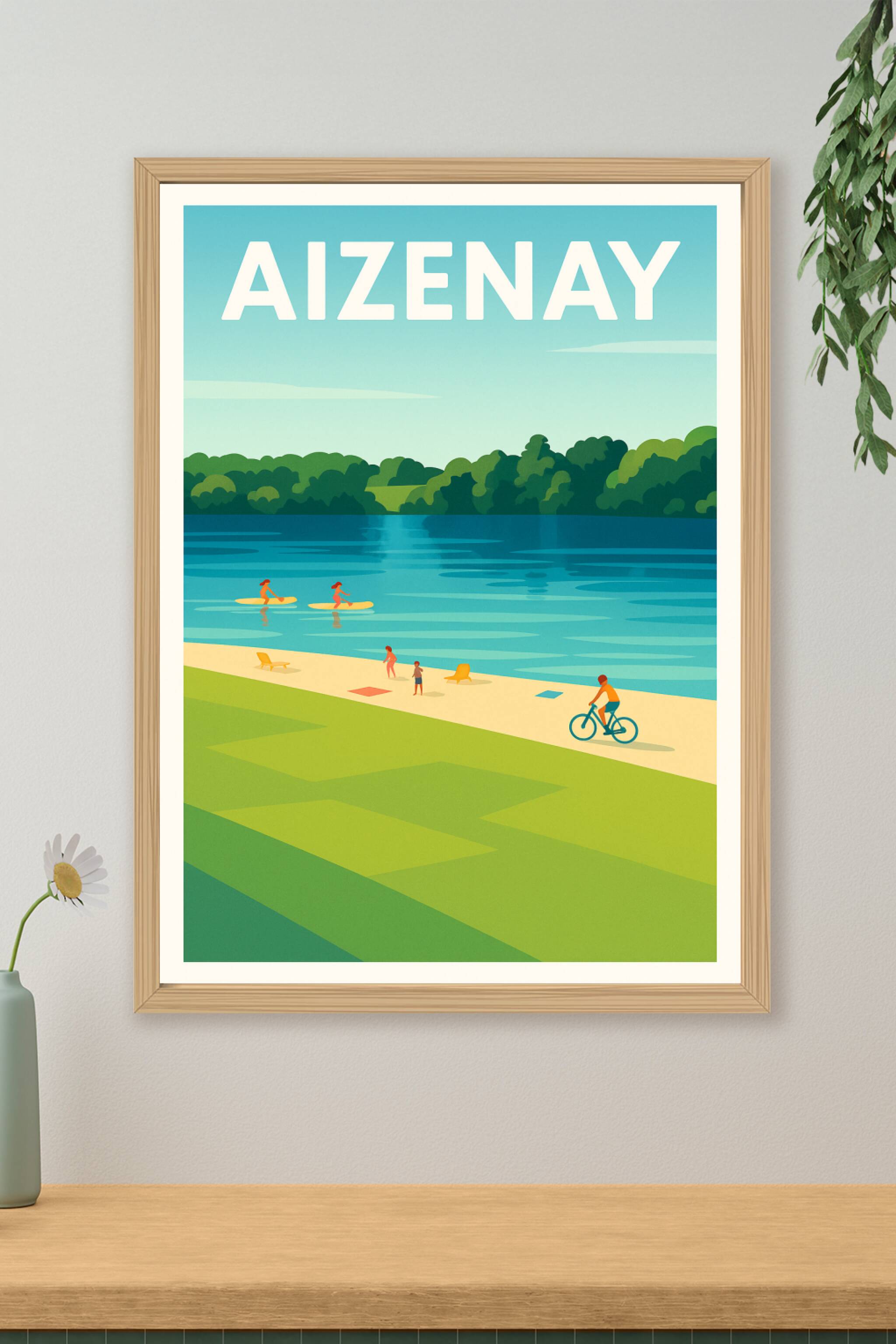 Affiche de Aizenay - Évasion nature et détente au bord de l'eau