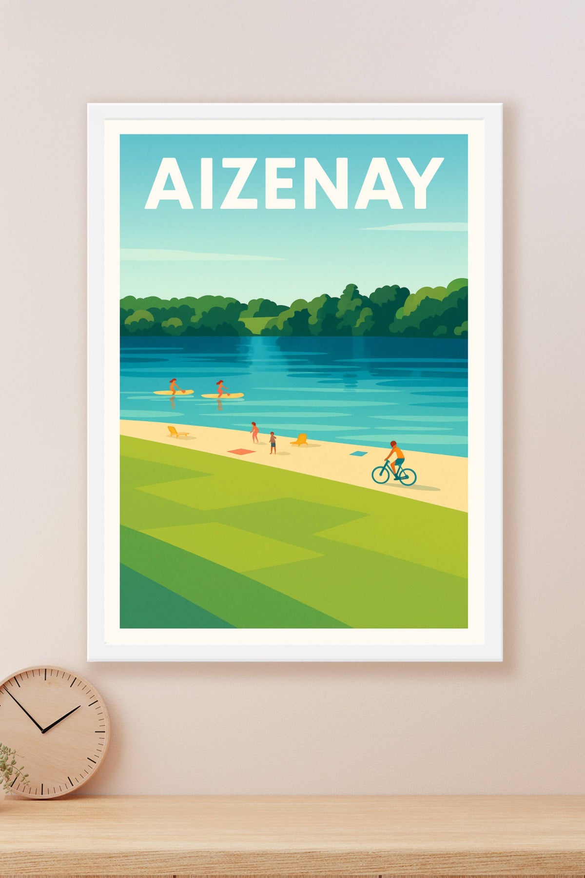 Affiche de Aizenay - Évasion nature et détente au bord de l'eau