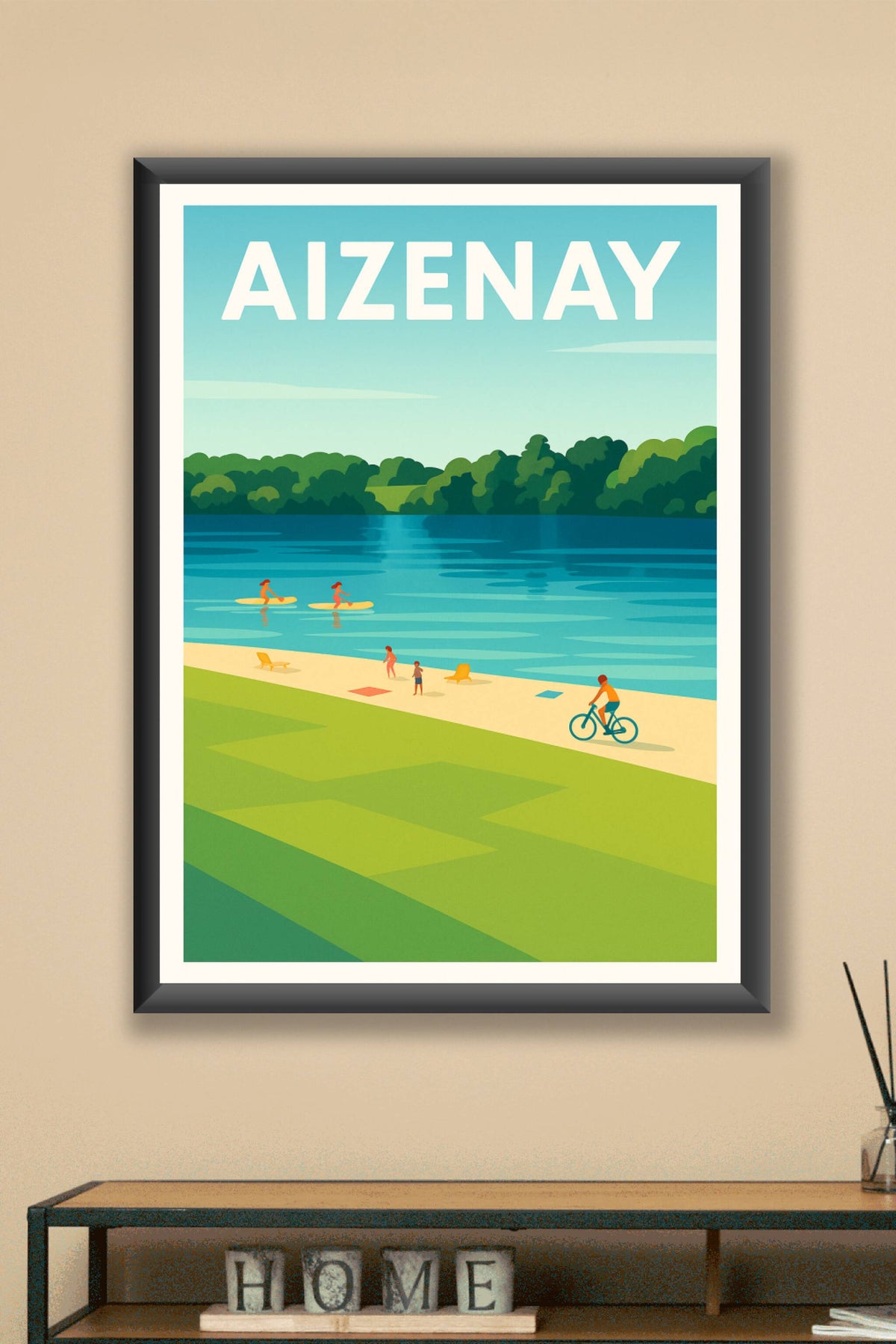 Affiche de Aizenay - Évasion nature et détente au bord de l'eau
