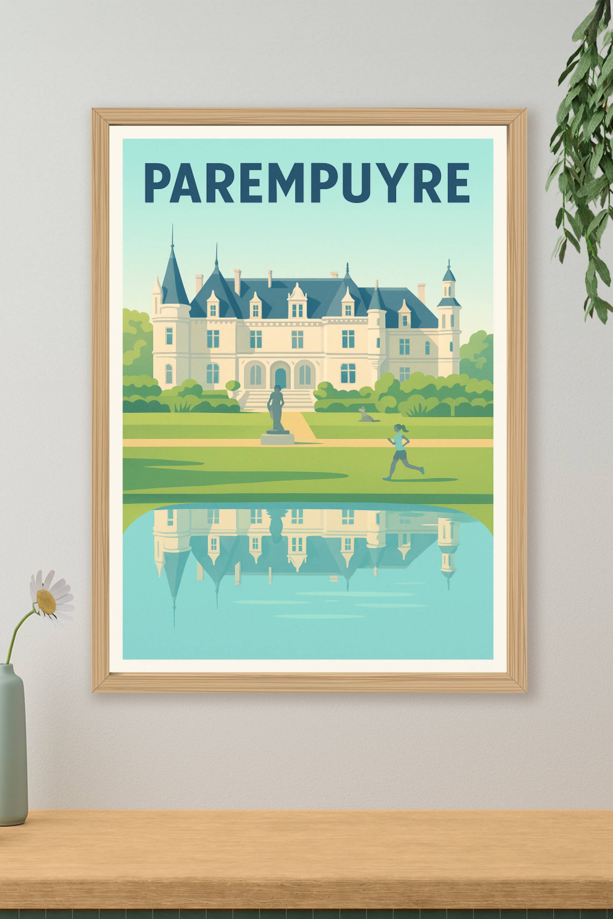 Affiche de Parempuyre - Élégance et détente au château