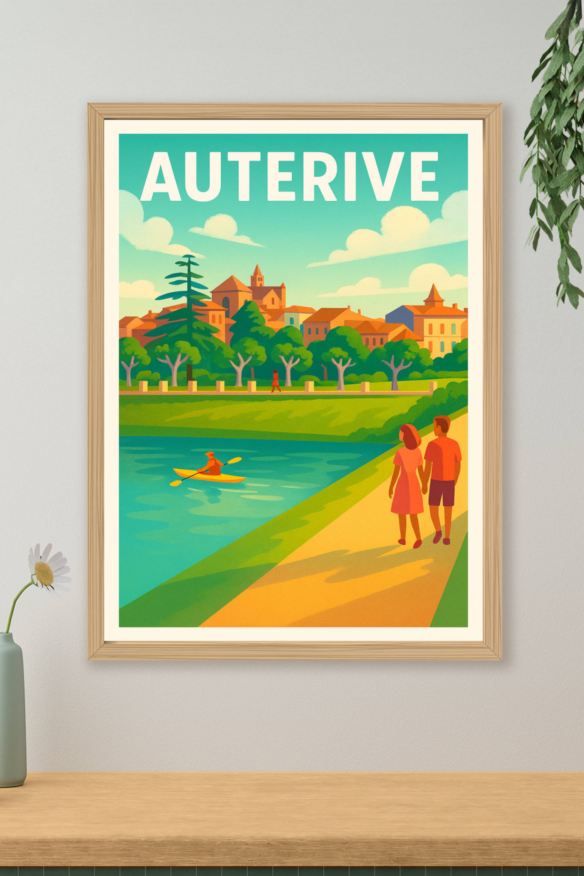 Affiche de Auterive - Promenade au bord de l'eau