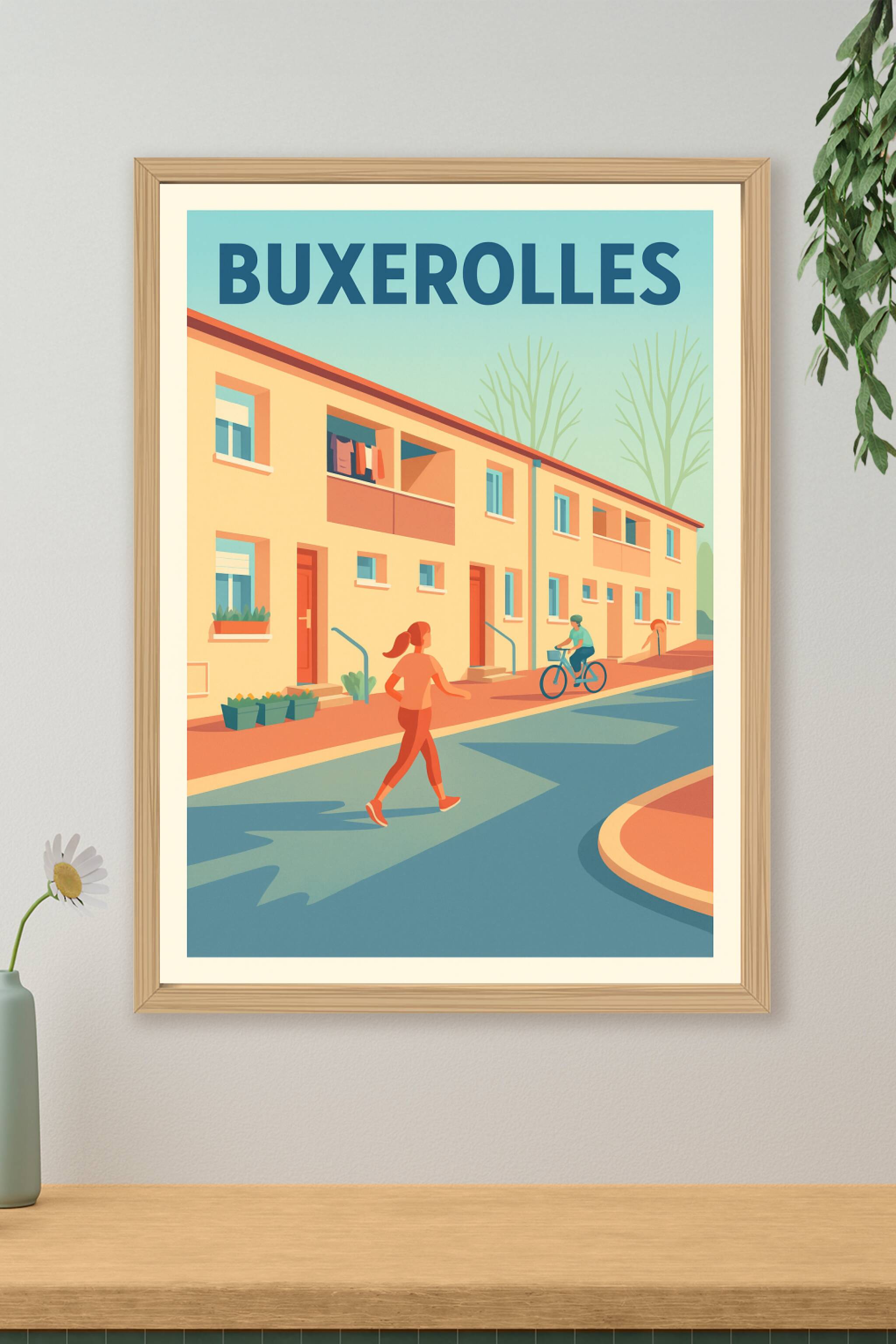 Affiche de Buxerolles - Ambiance de vie paisible au quotidien