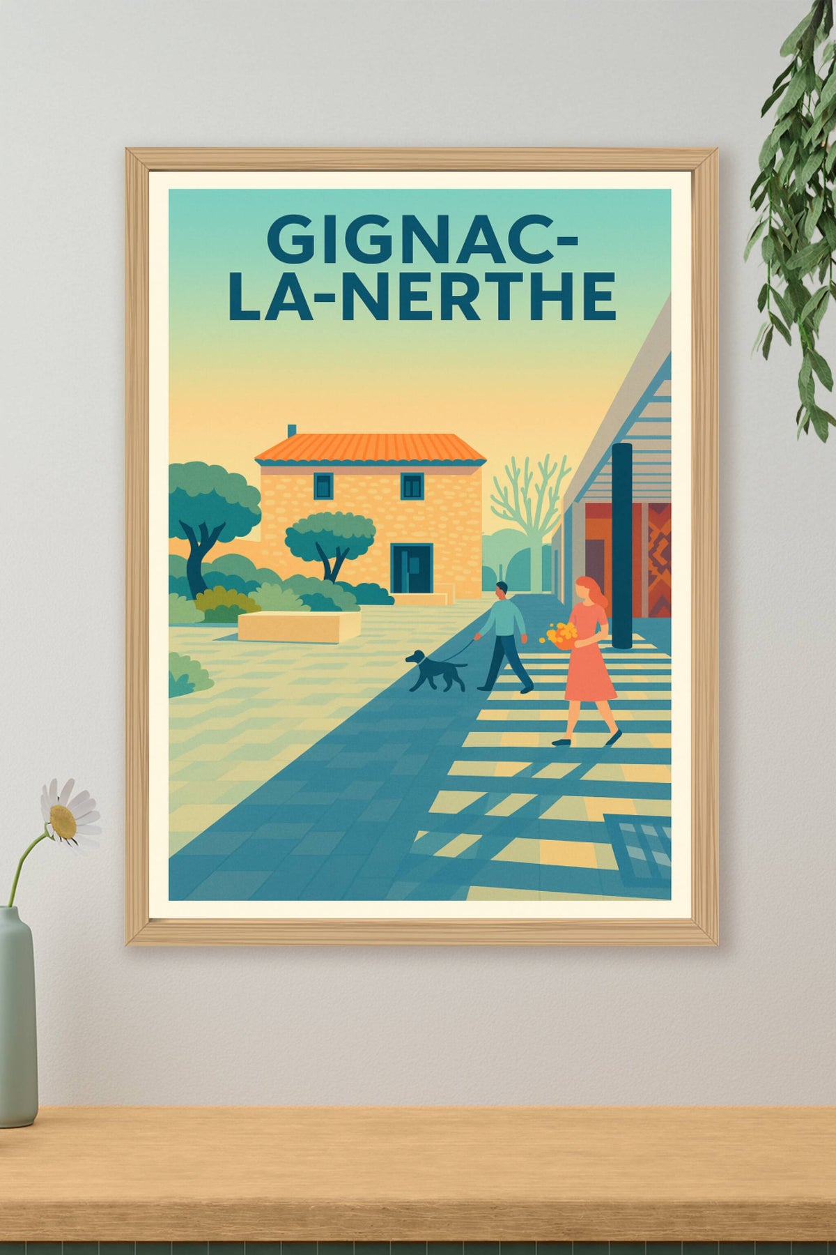 Affiche de Gignac-la-Nerthe - Charme paisible du Sud