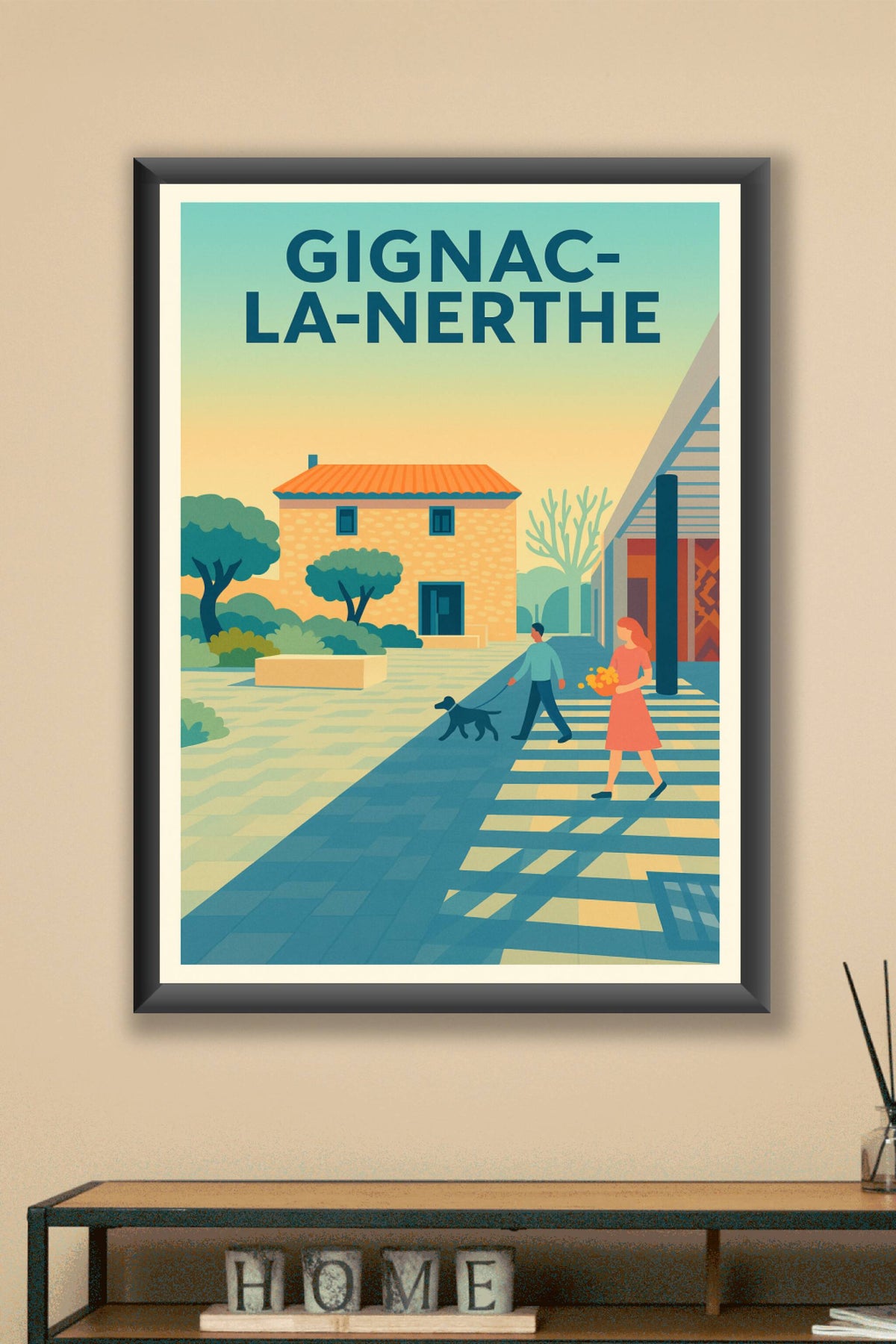 Affiche de Gignac-la-Nerthe - Charme paisible du Sud