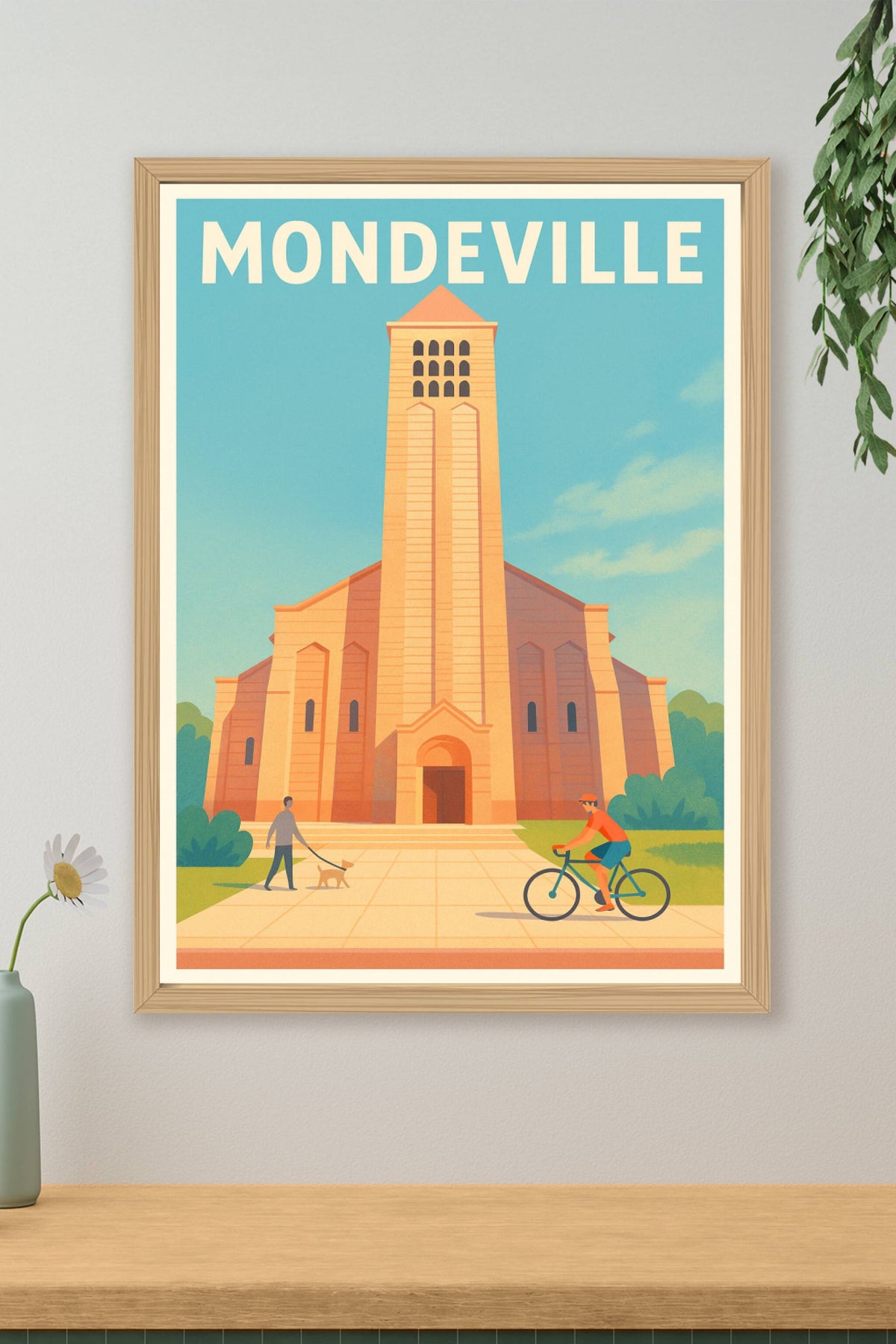 Affiche de Mondeville - L'architecture emblématique à portée de vue
