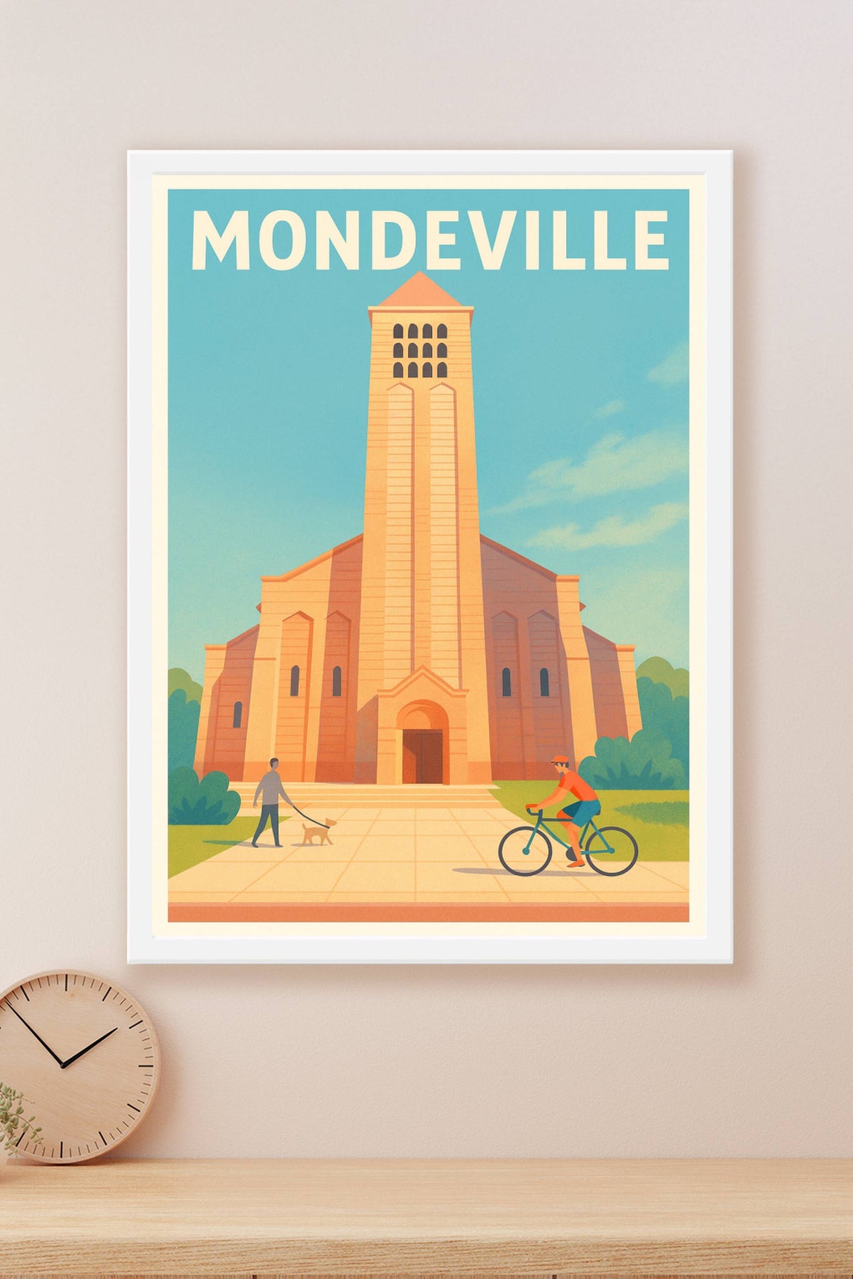 Affiche de Mondeville - L'architecture emblématique à portée de vue