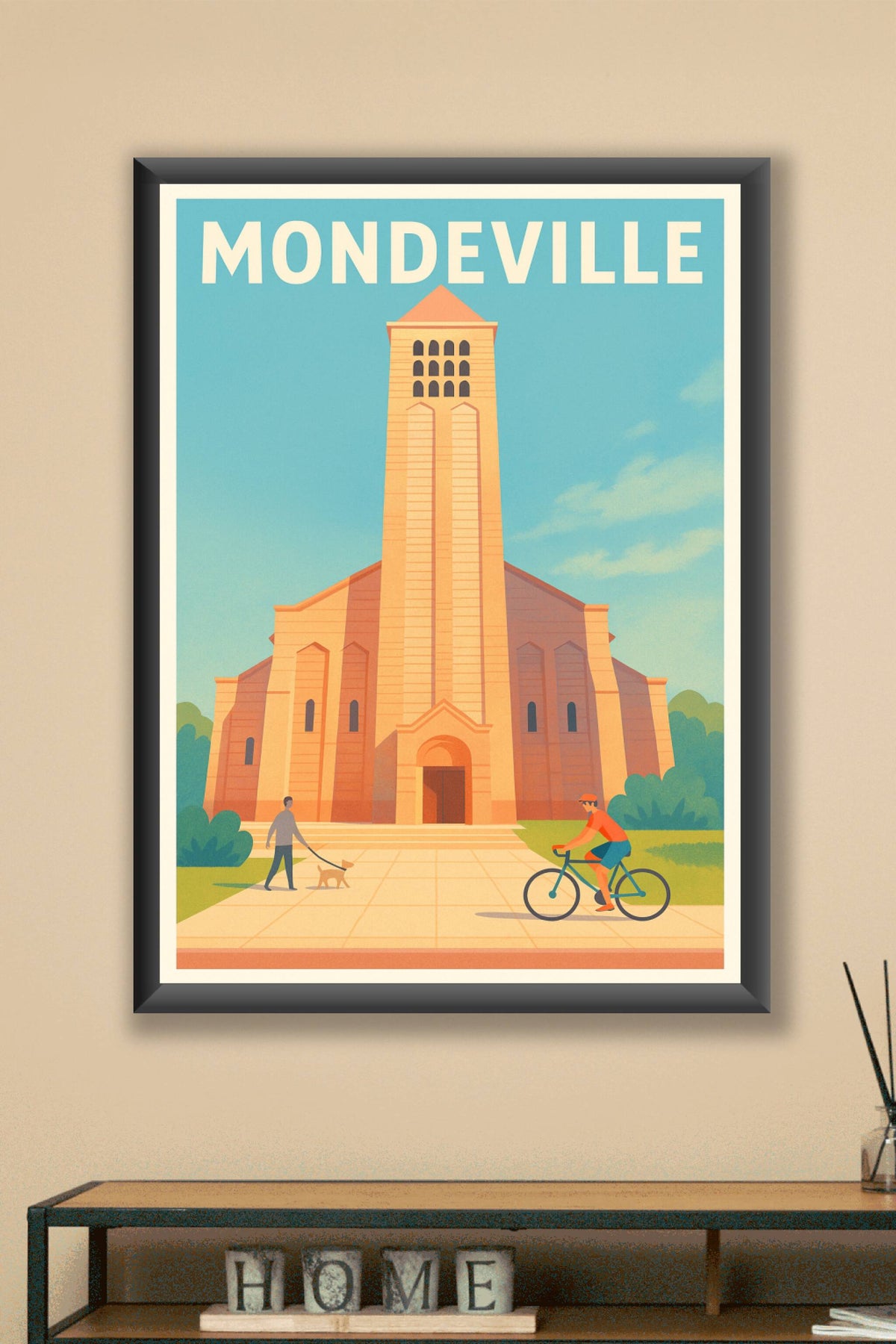 Affiche de Mondeville - L'architecture emblématique à portée de vue