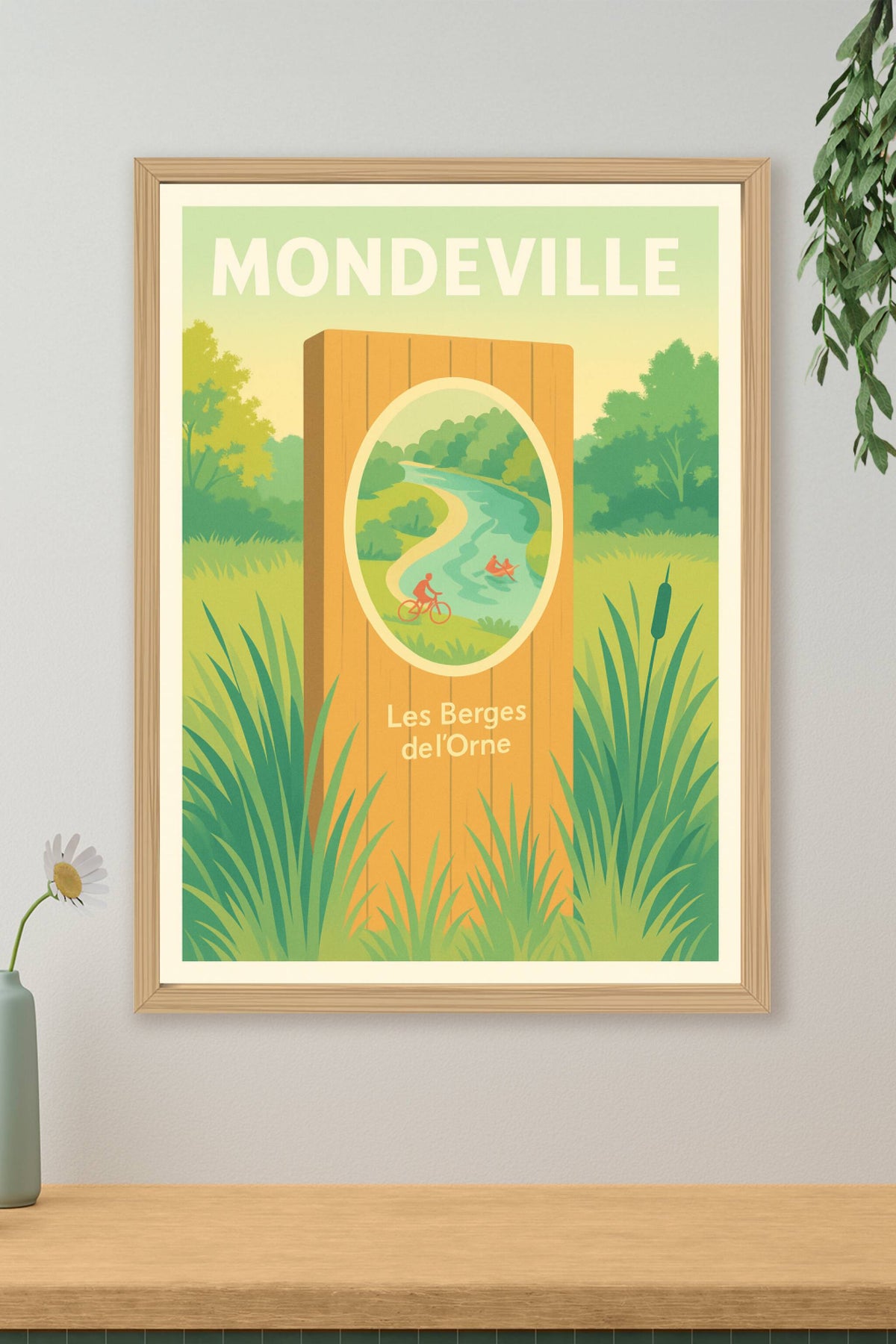 Affiche de Mondeville - Évasion nature aux Berges de l'Orne