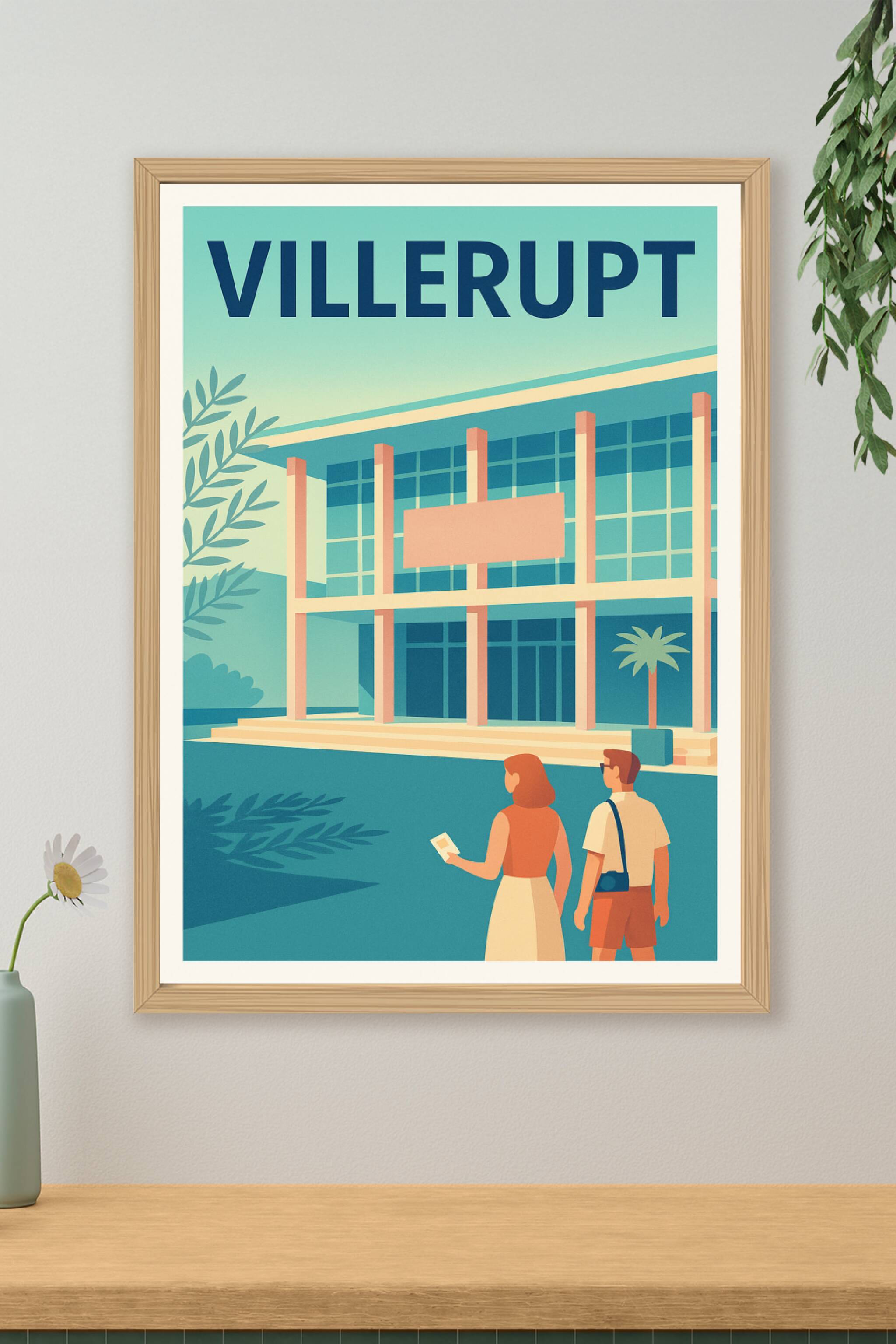 Affiche de Villerupt - Invitation à la découverte architecturale