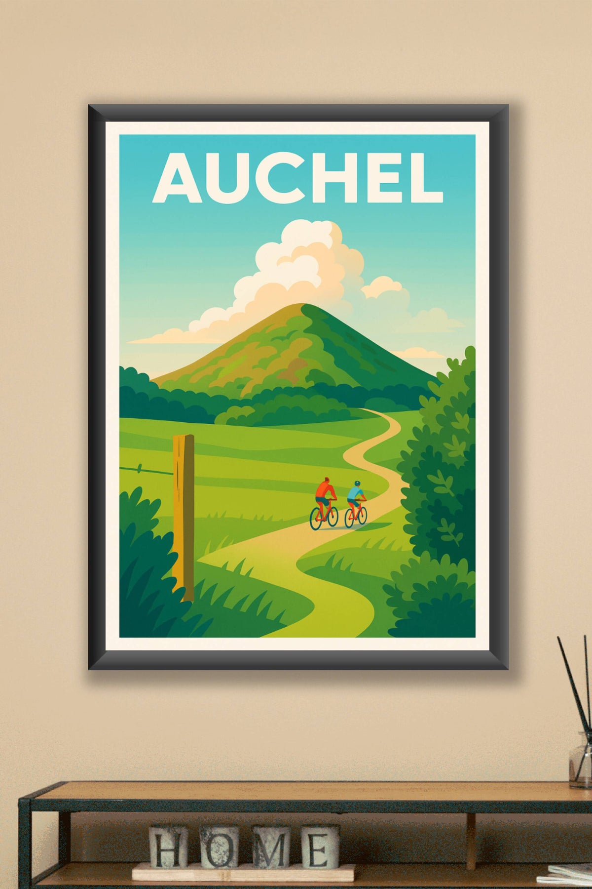 Affiche de Auchel - Échappée verte à vélo