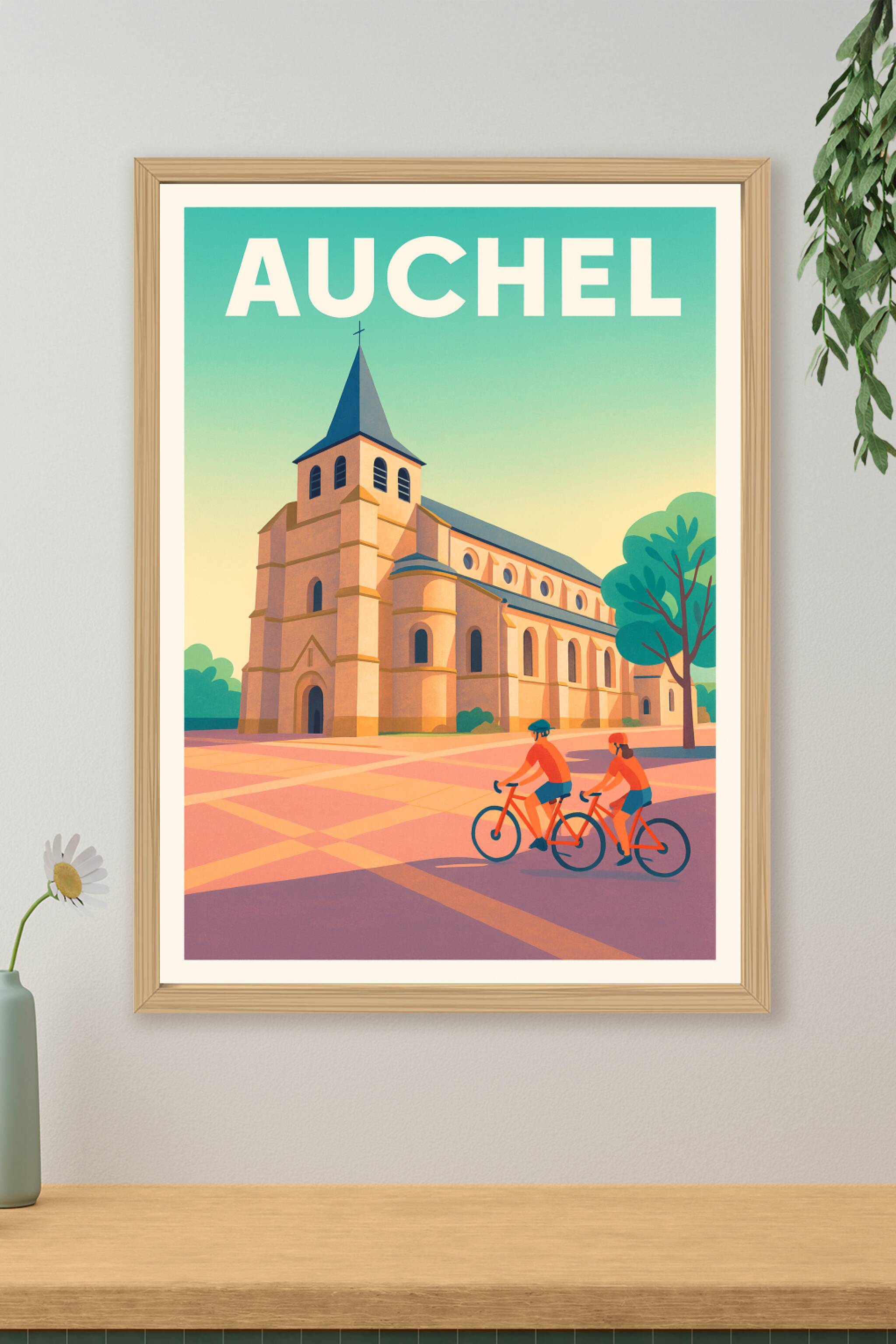 Affiche de Auchel - Douceur et balades à vélo au coeur de la ville