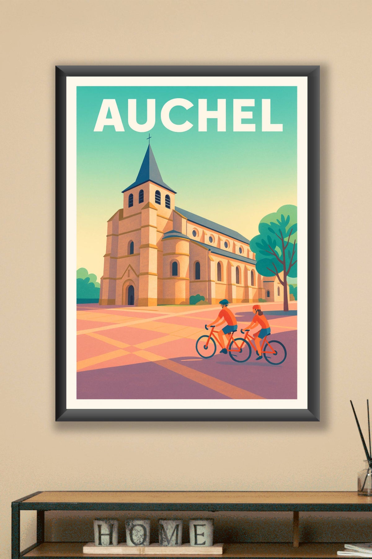 Affiche de Auchel - Douceur et balades à vélo au coeur de la ville