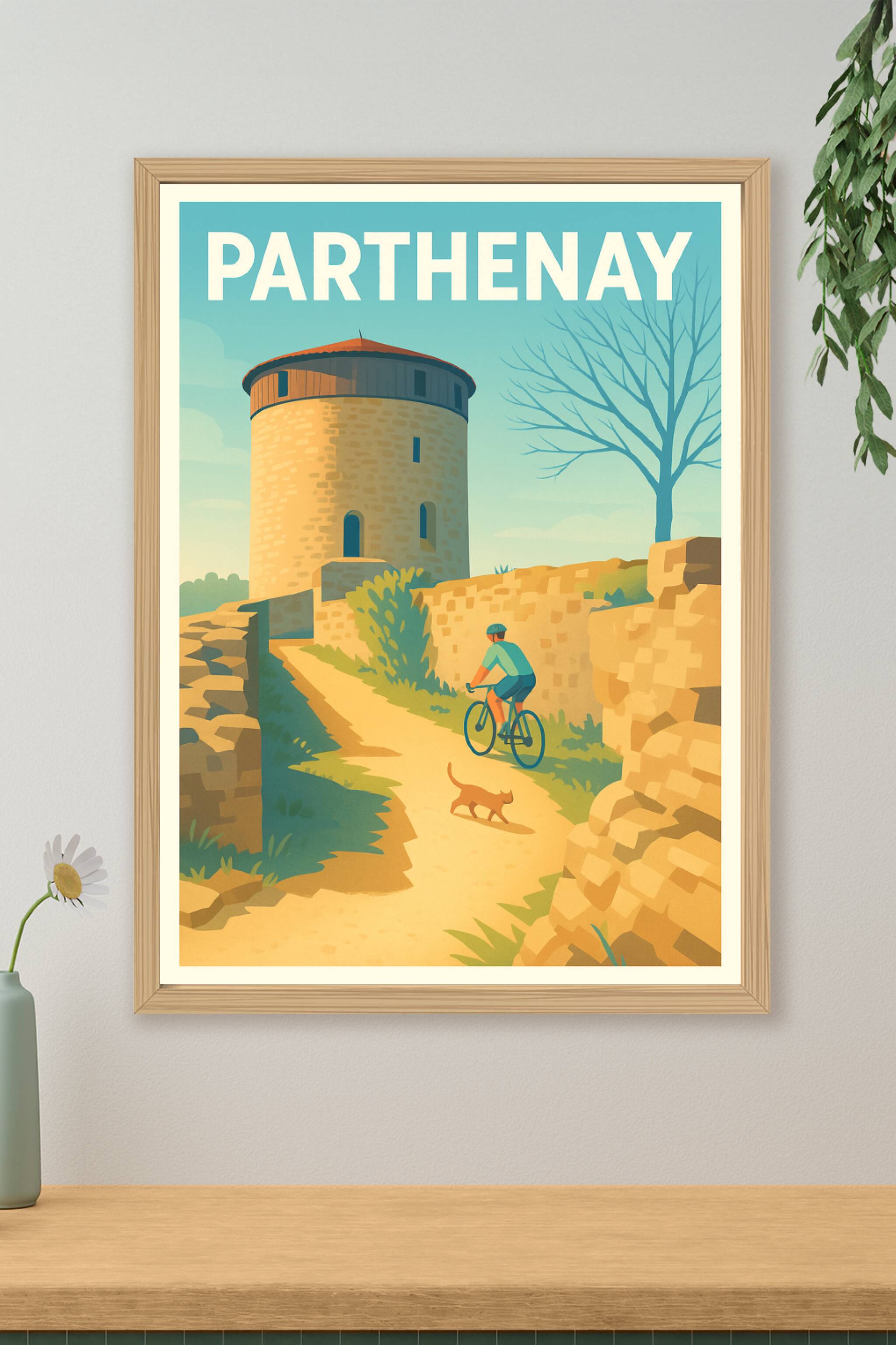 Affiche de Parthenay - Balade au fil de l'histoire