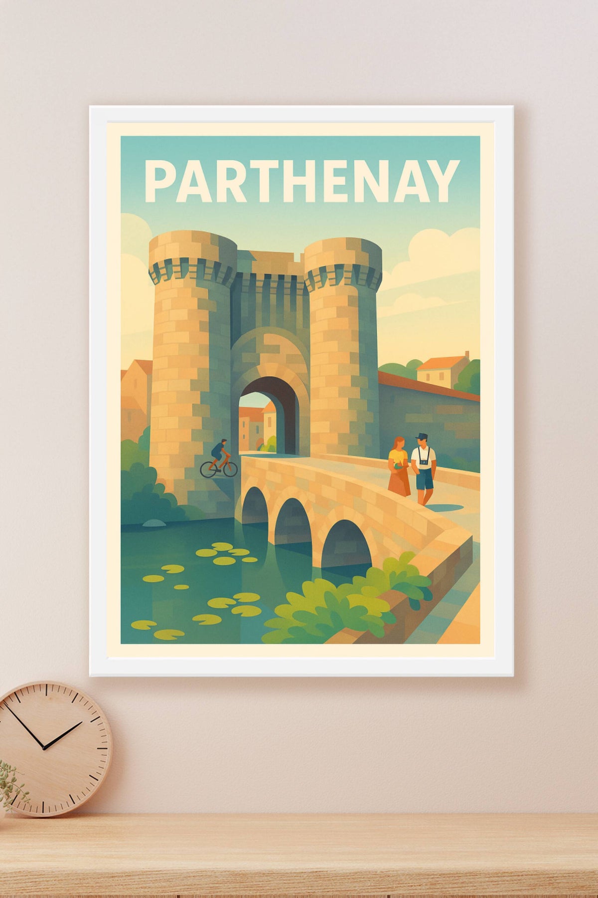 Affiche de Parthenay - Le charme médiéval au fil de l'eau