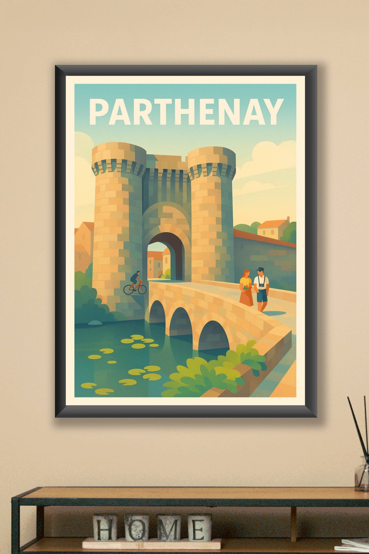 Affiche de Parthenay - Le charme médiéval au fil de l'eau