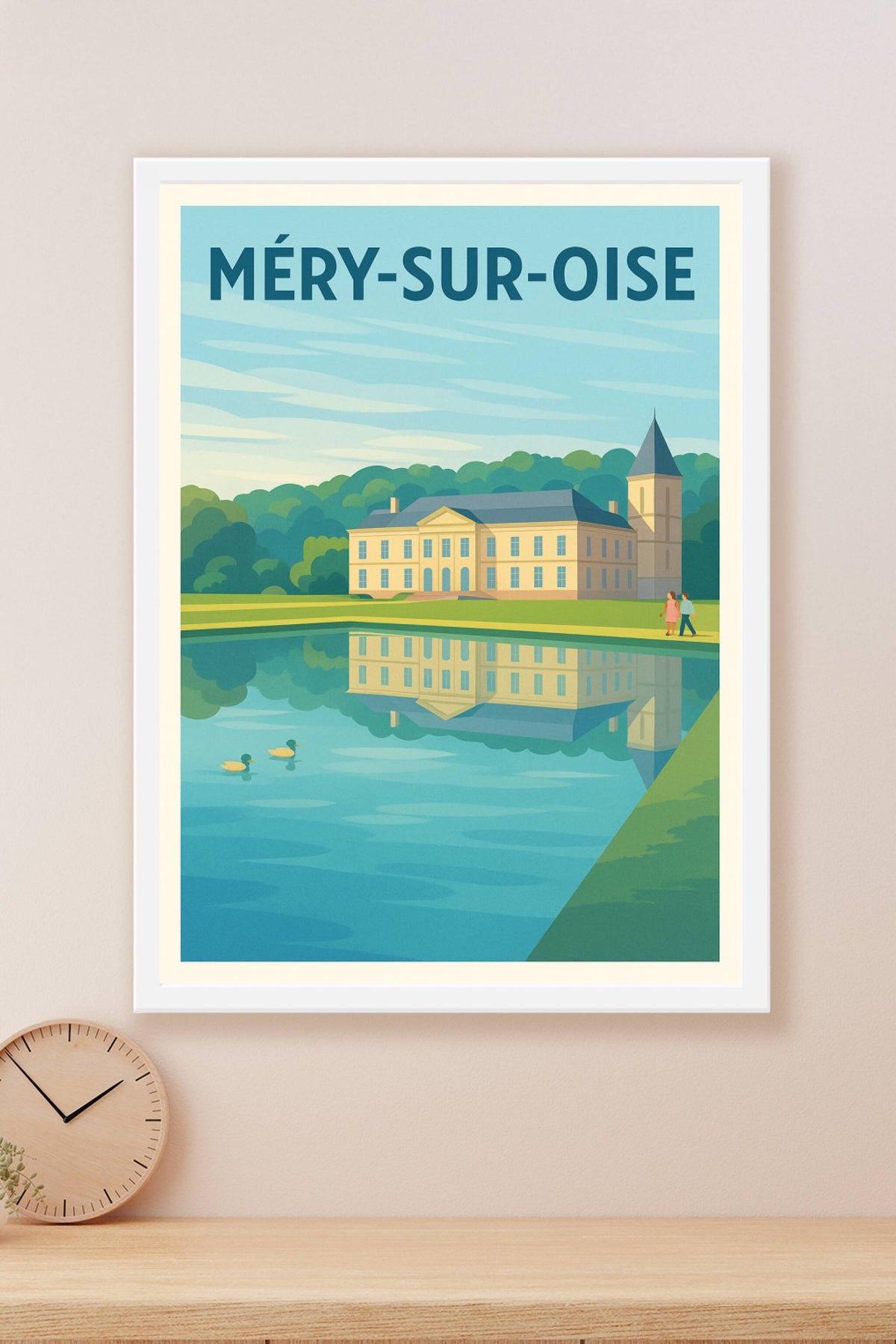 Affiche de Méry-sur-Oise - Charme et sérénité au fil de l'eau