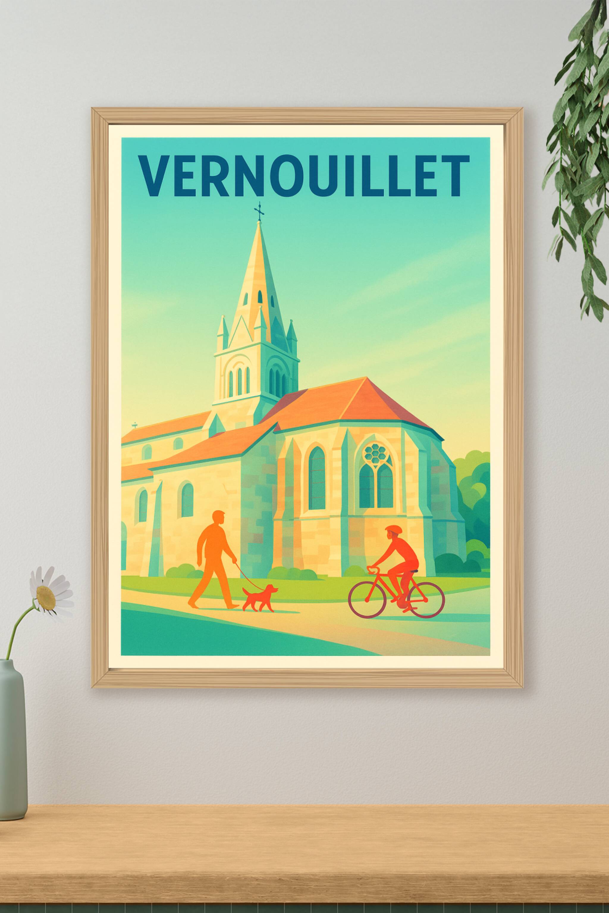 Affiche de Vernouillet - Charme paisible et architecture élégante