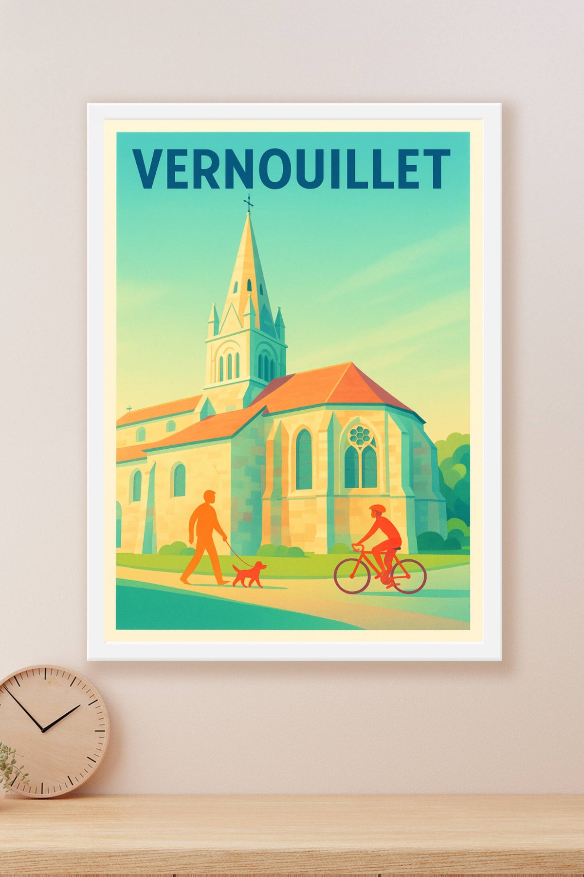 Affiche de Vernouillet - Charme paisible et architecture élégante