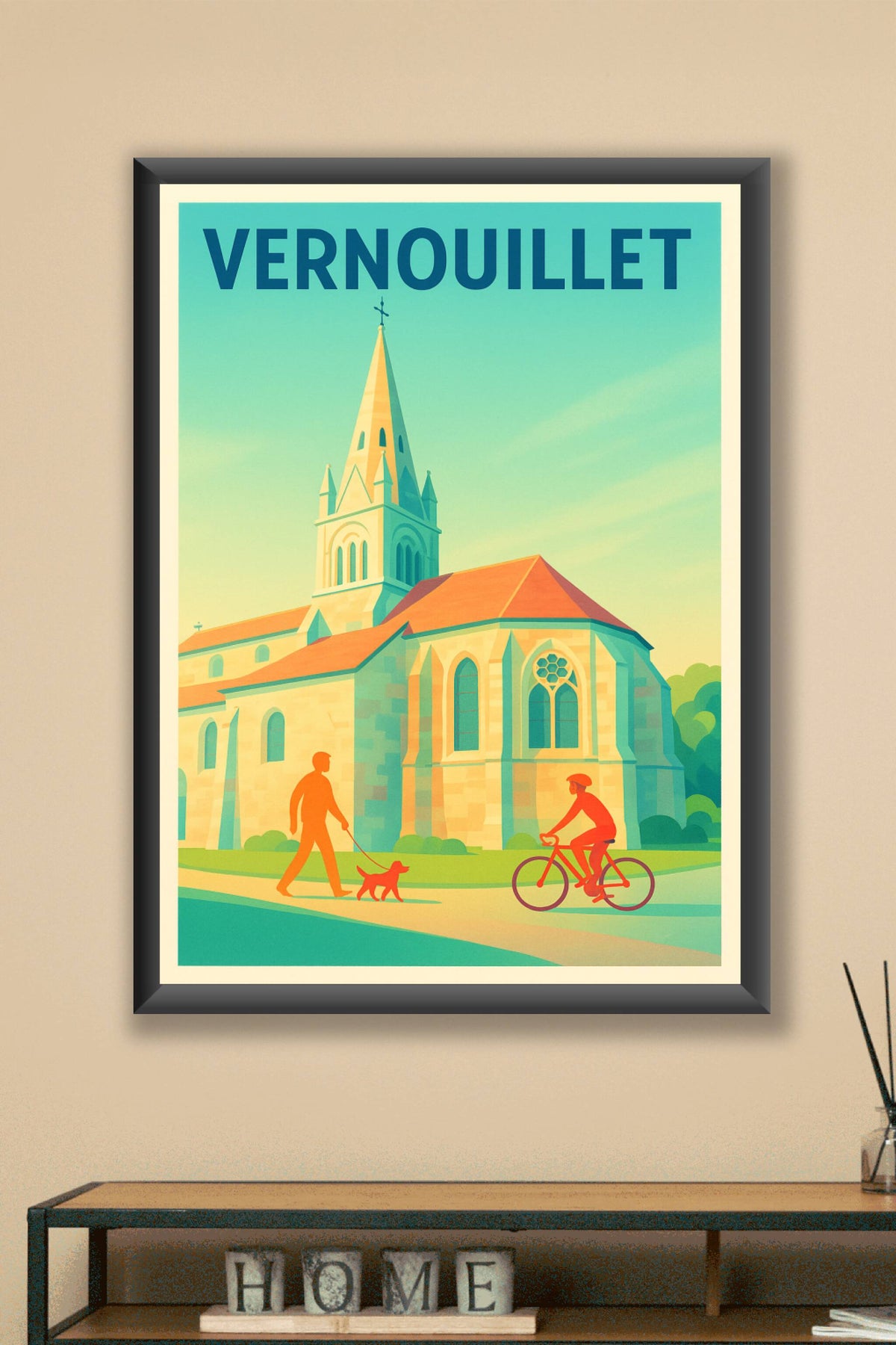 Affiche de Vernouillet - Charme paisible et architecture élégante