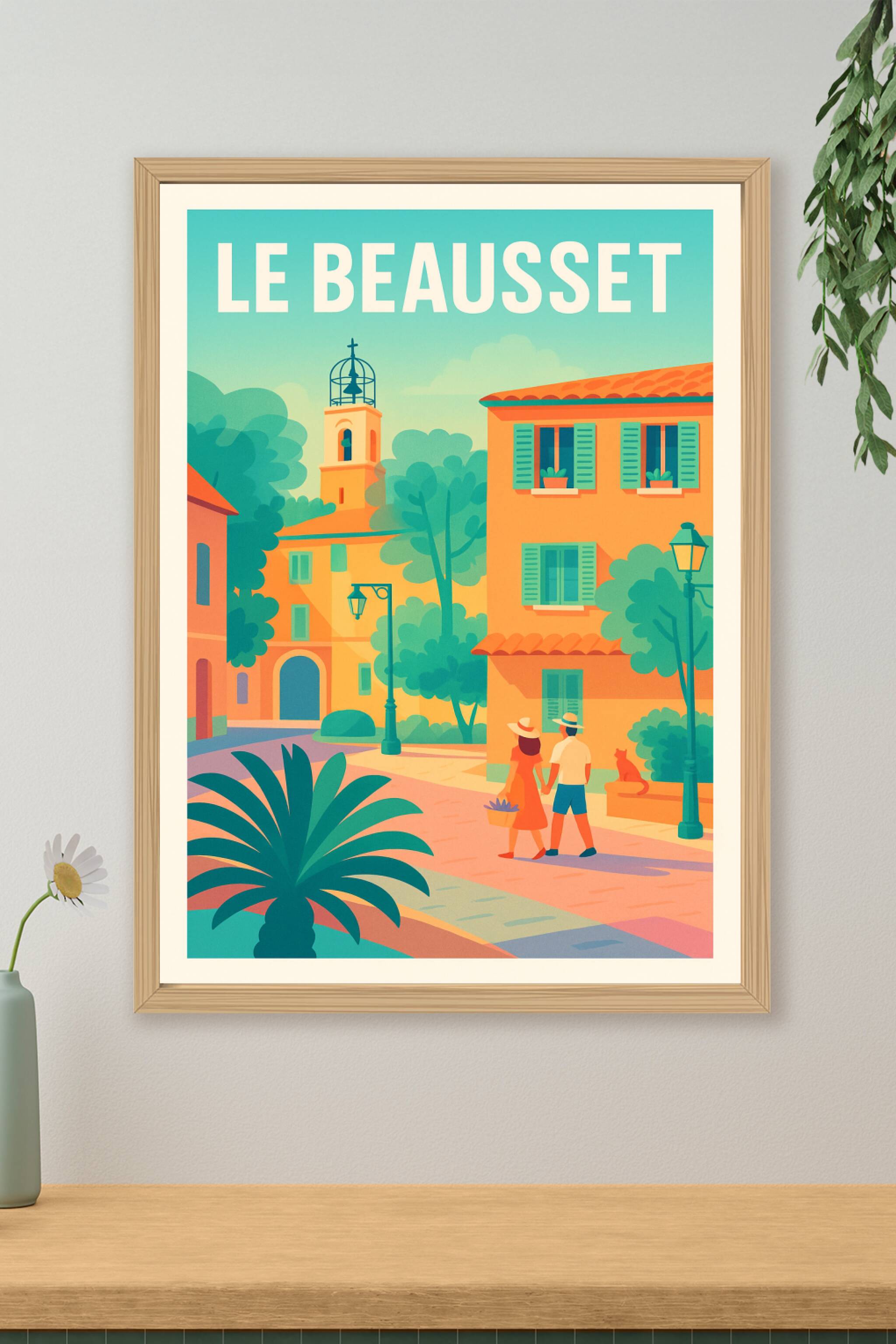 Affiche de Le Beausset - Charme et douceur de vivre provençale