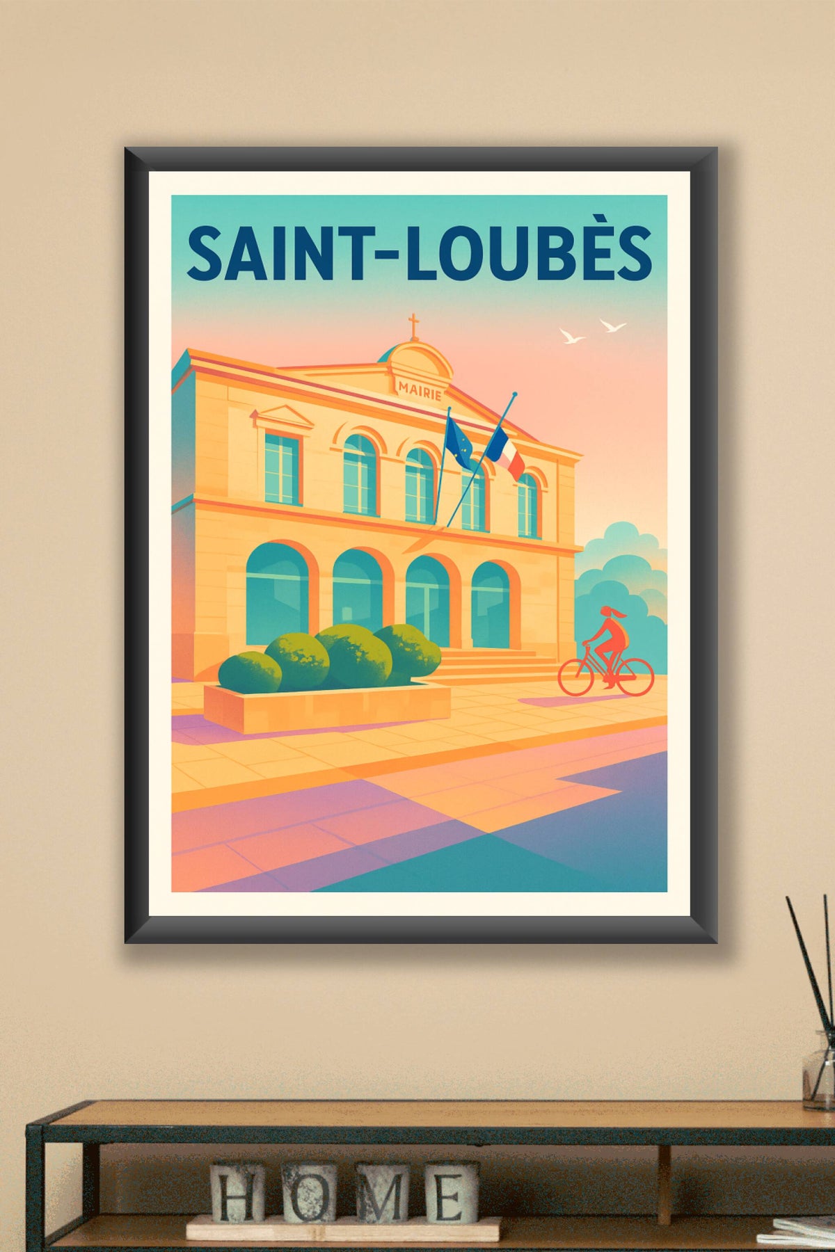Affiche de Saint-Loubès - Charme et sérénité à la mairie